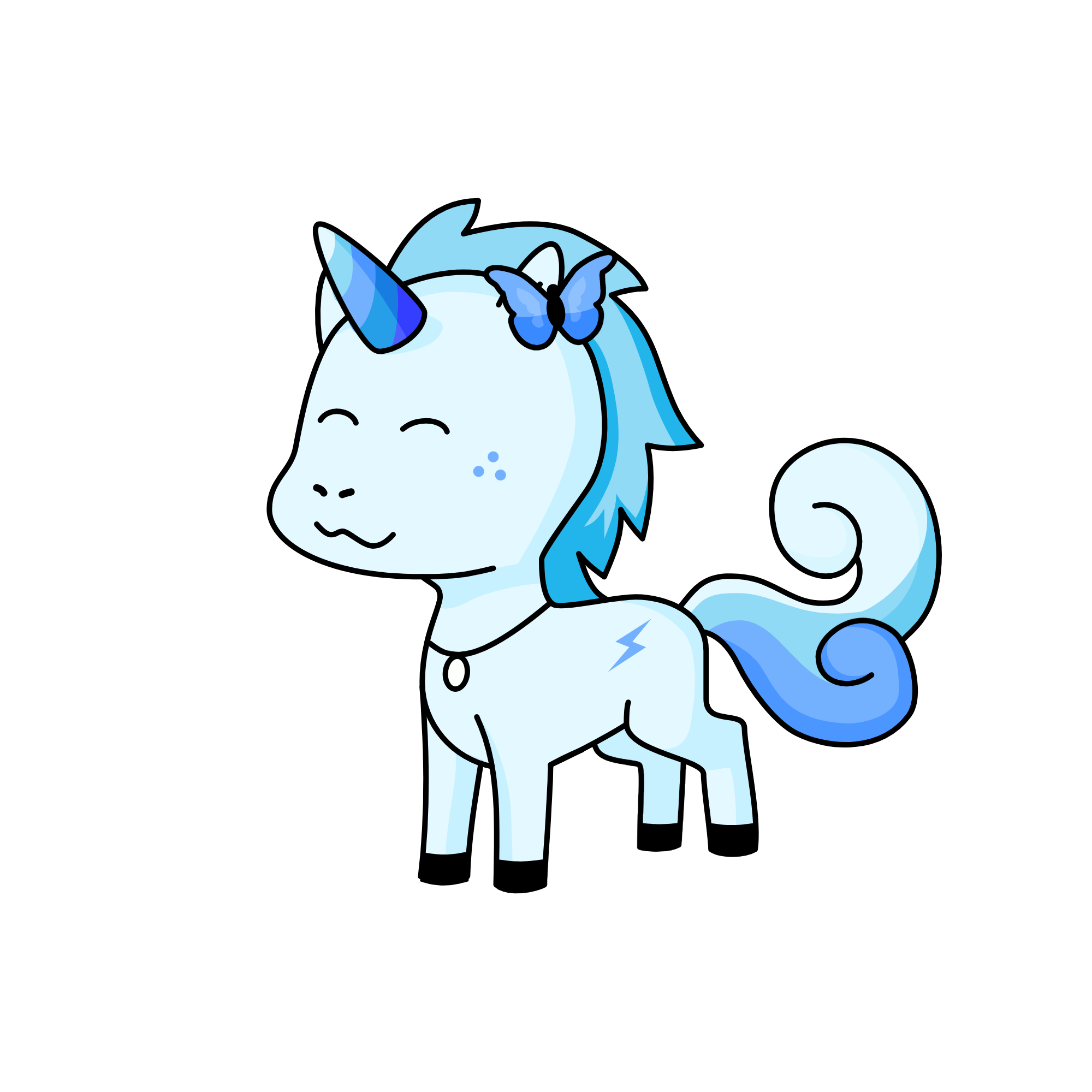 Sky, the unicorn