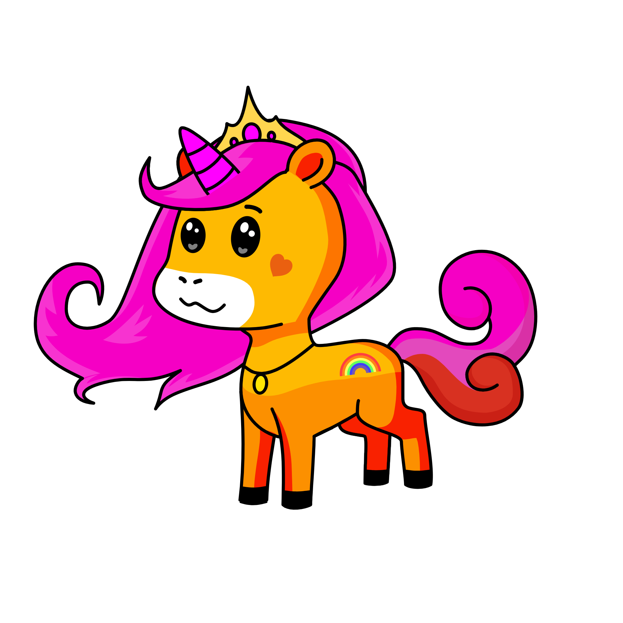 Princess sunseta, the unicorn