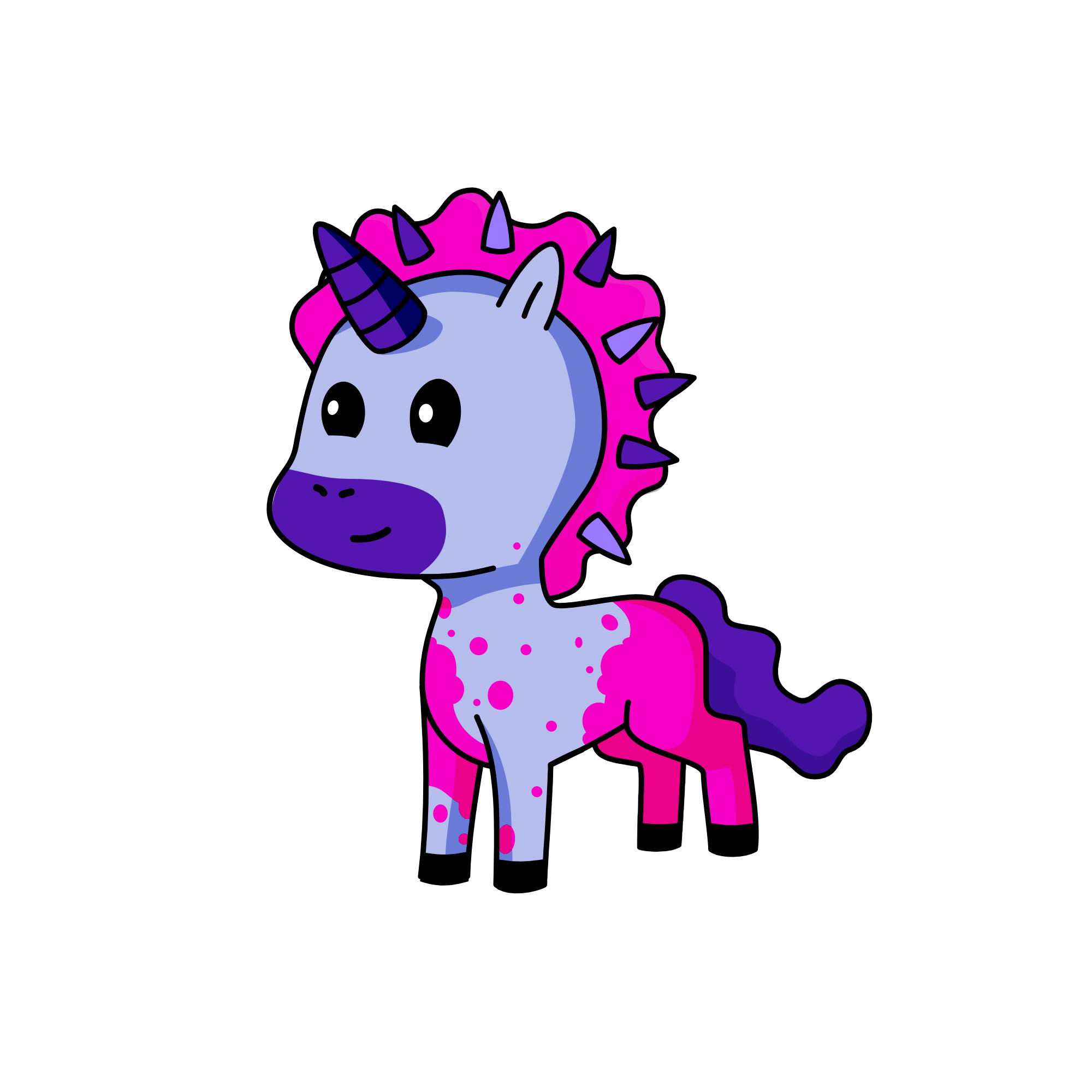 Splash, the unicorn