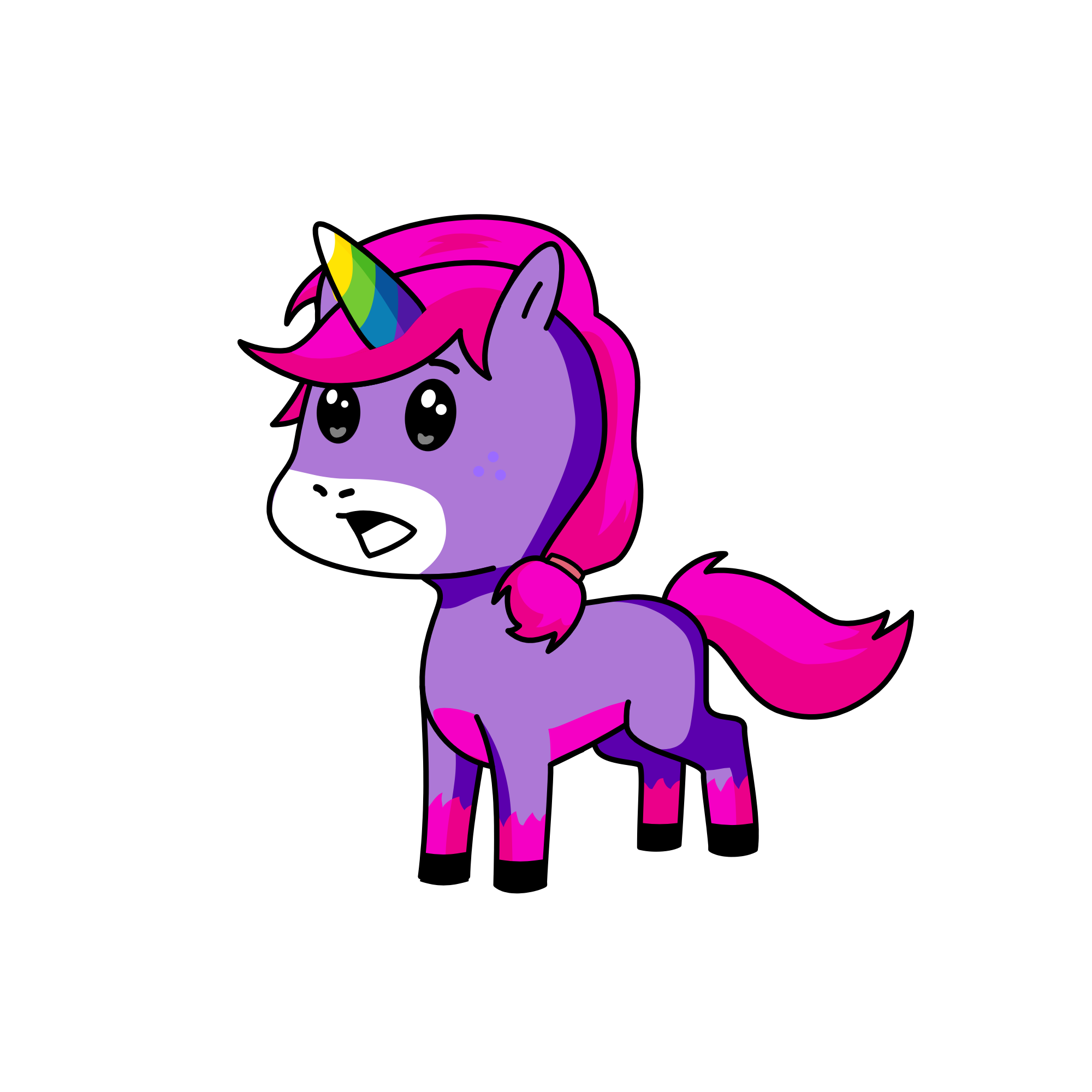 Bubble gum , the unicorn