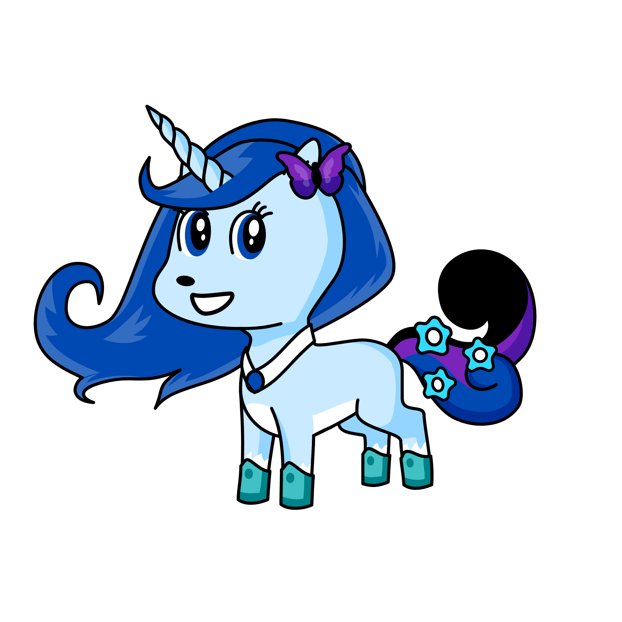 Snowy, the unicorn