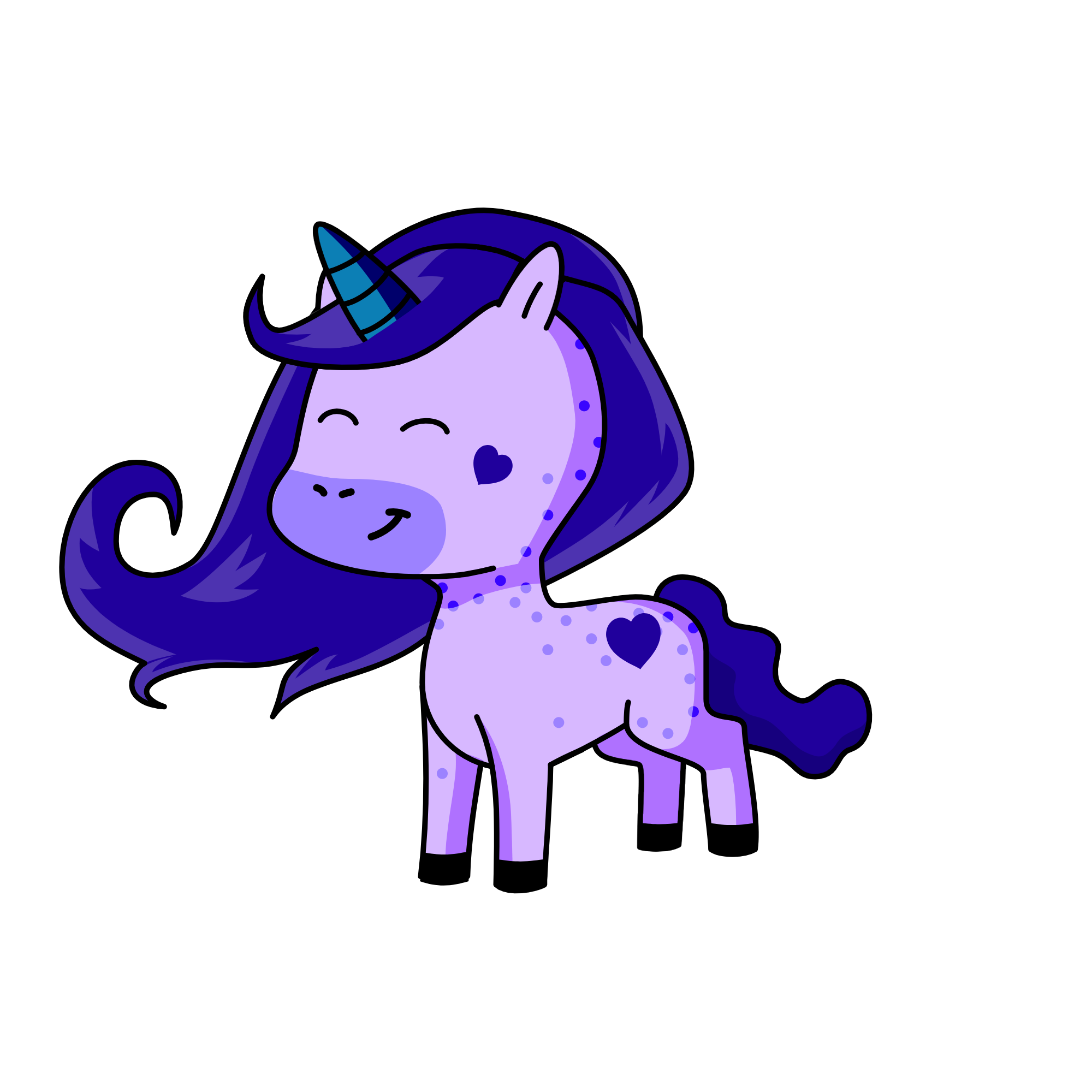 Sapphire, the unicorn