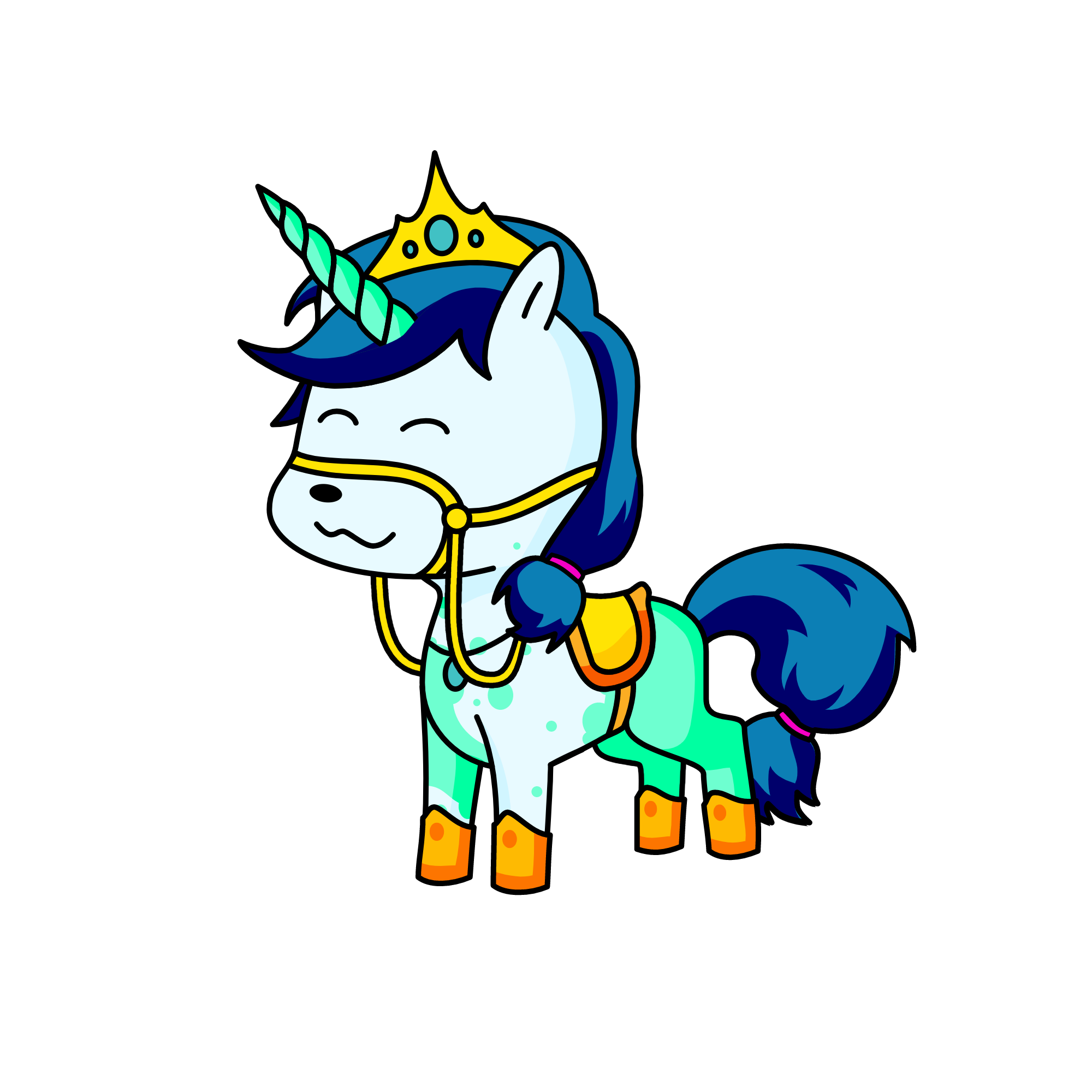 princess, the unicorn