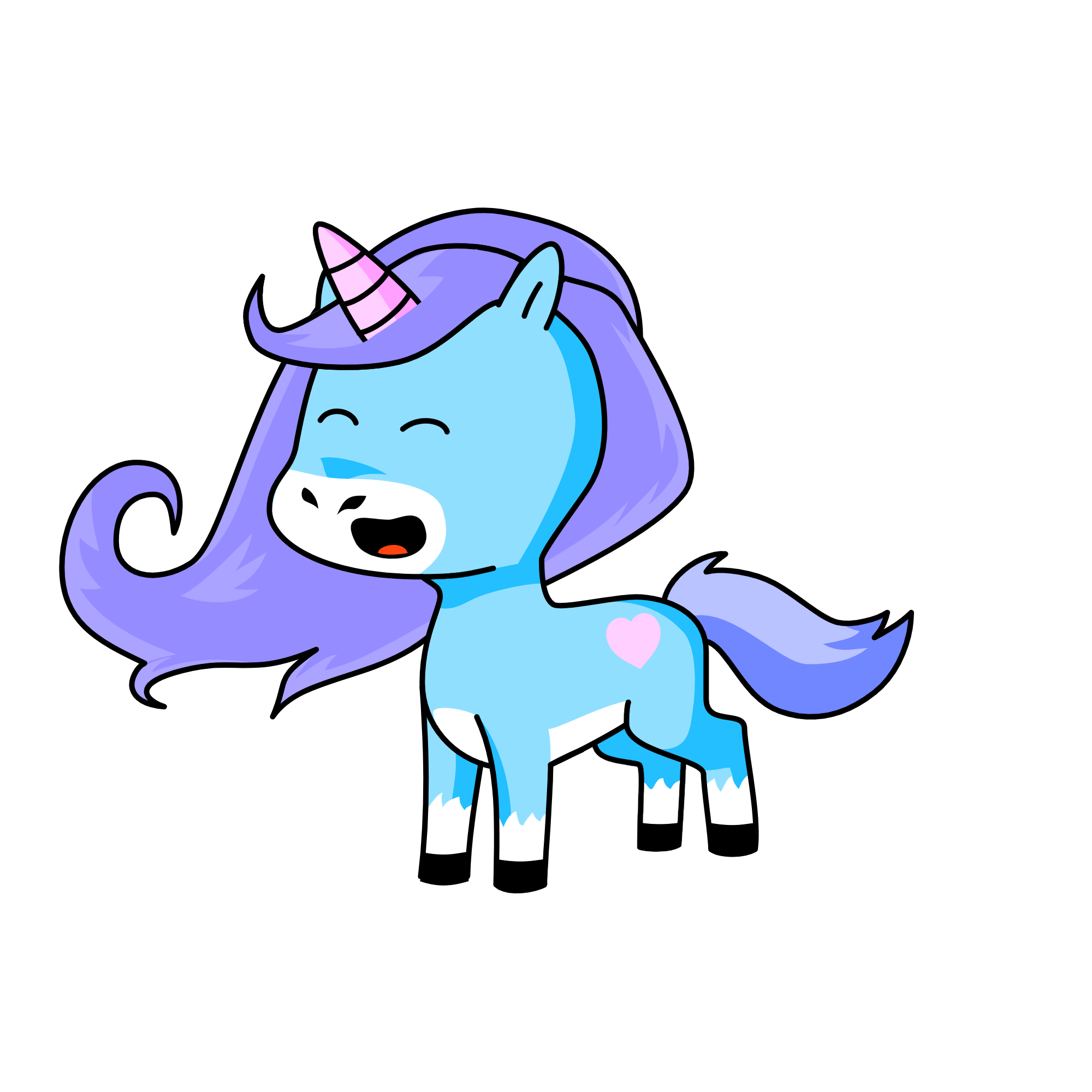 Pastel, the unicorn