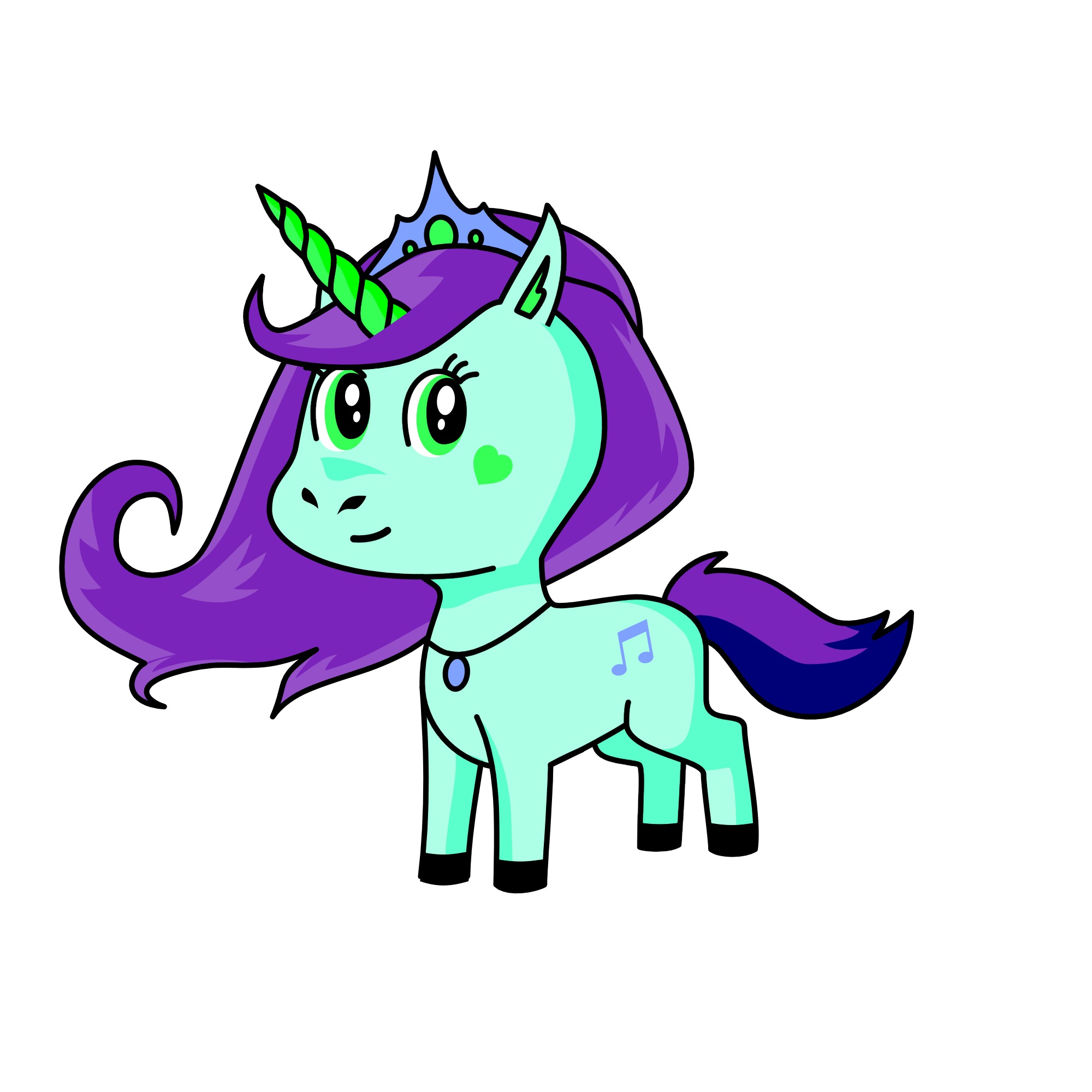 Mermaid, the unicorn