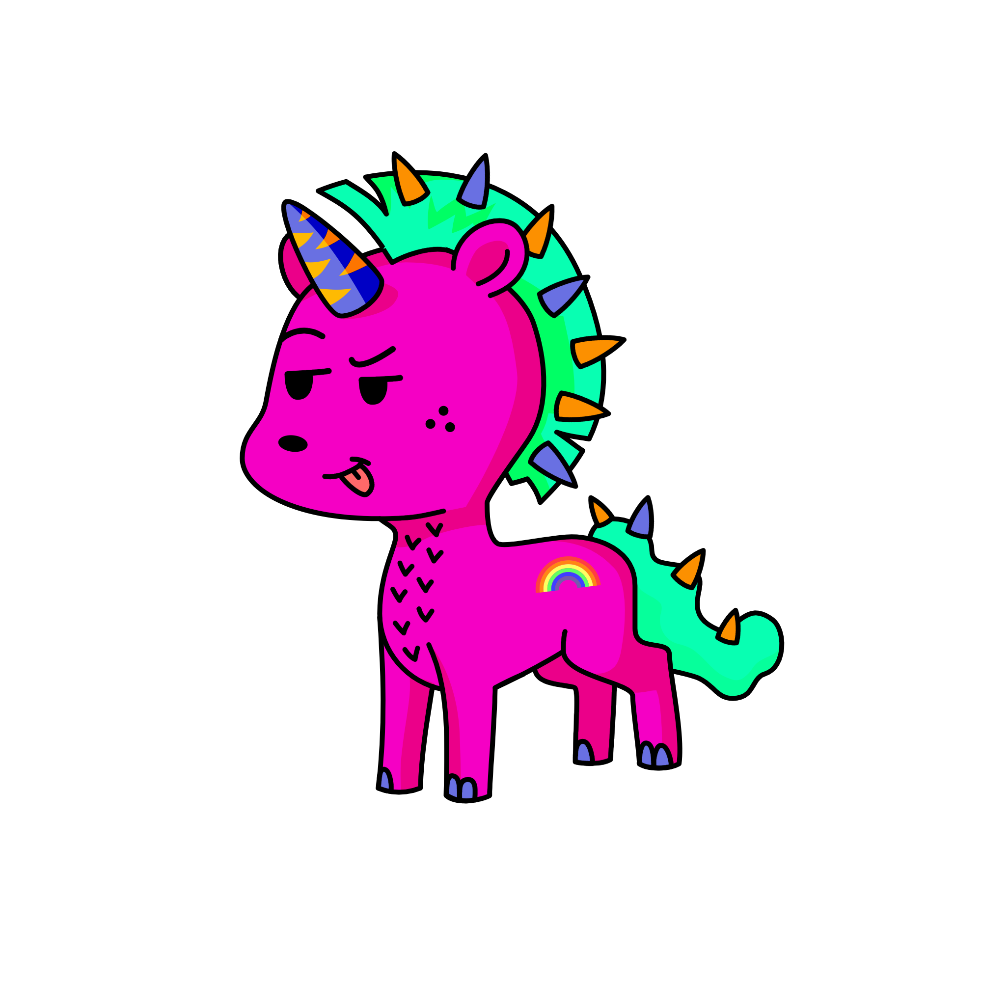 Craziness, the unicorn