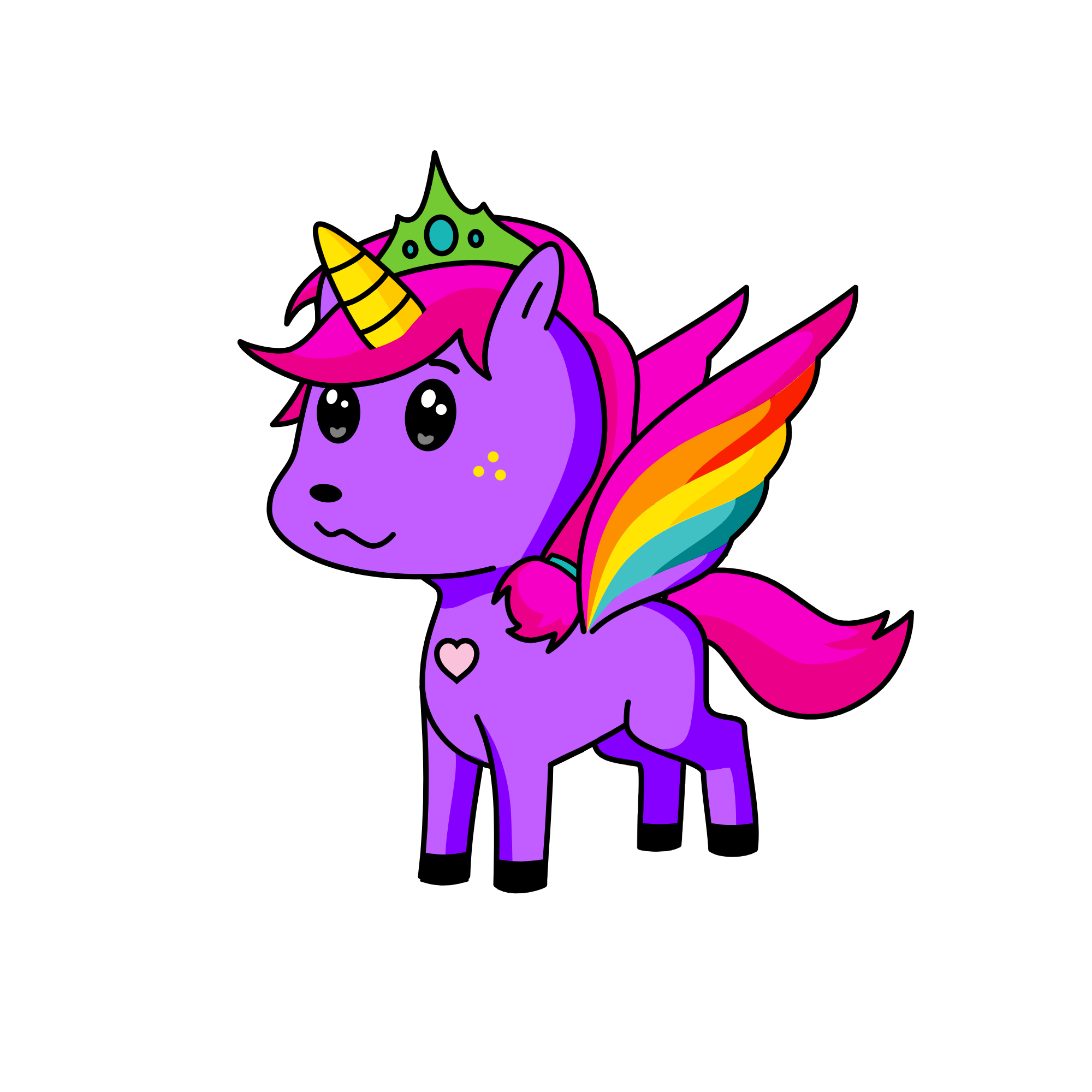 sparkles, the unicorn