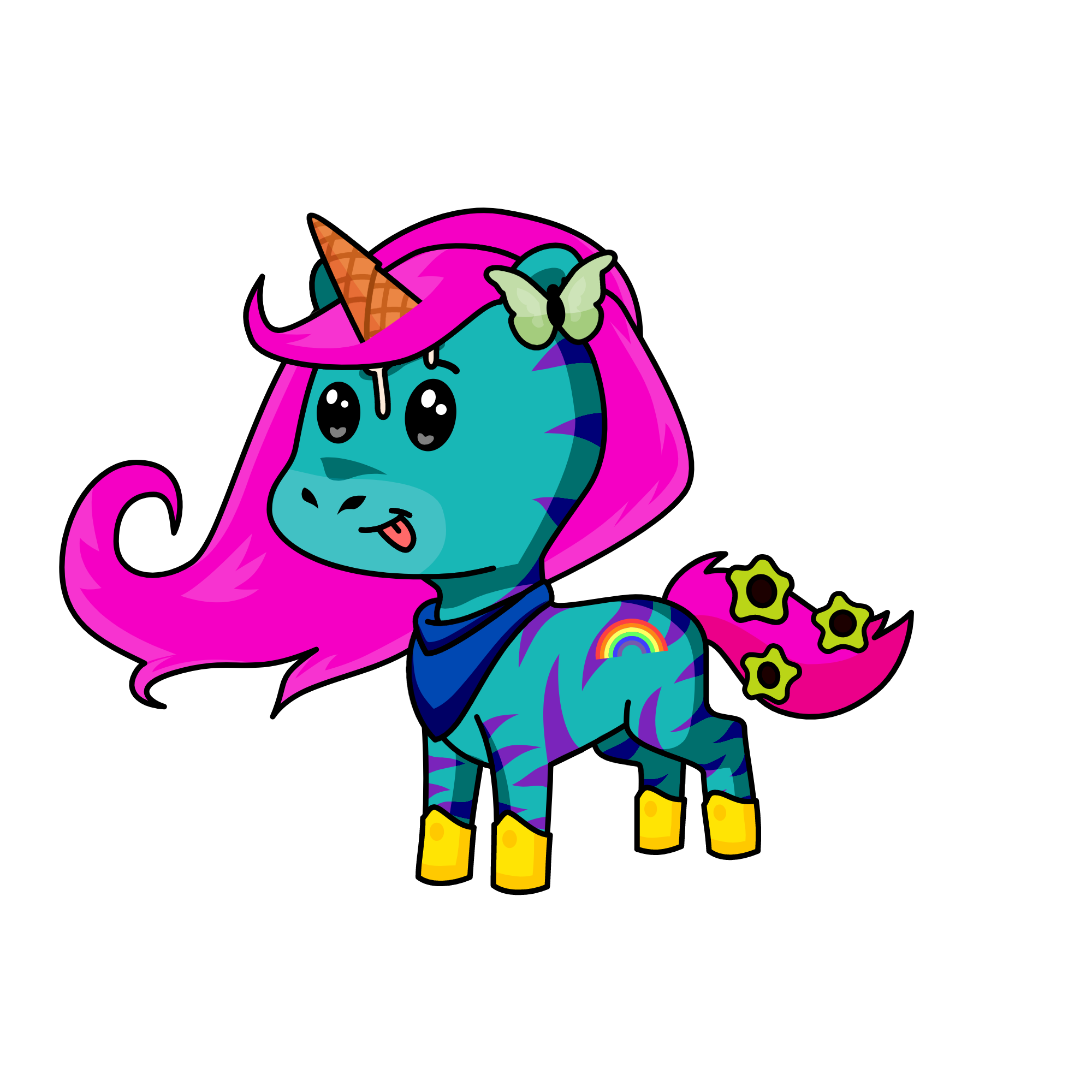 Creamy, the unicorn