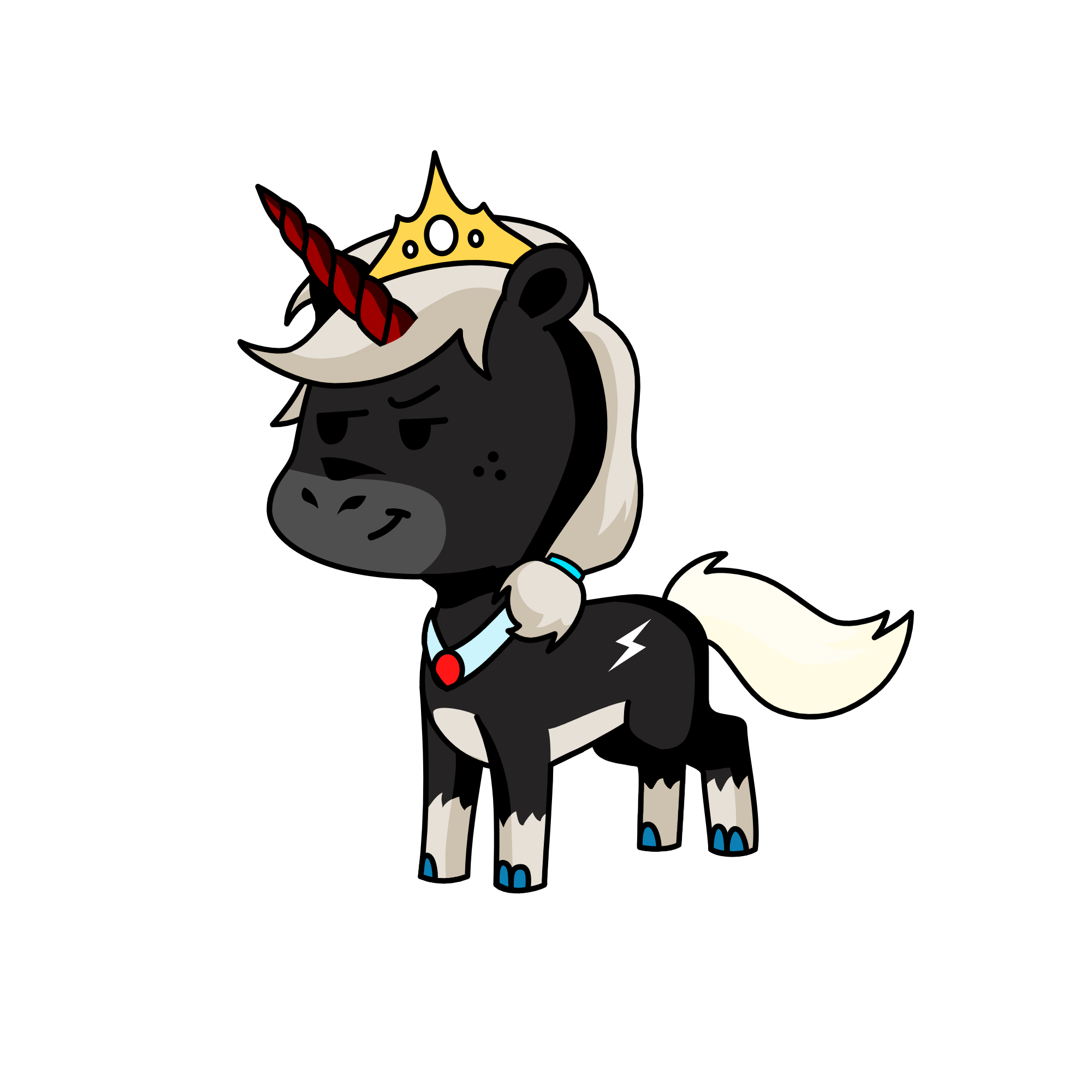 Nightmare Lune, the unicorn