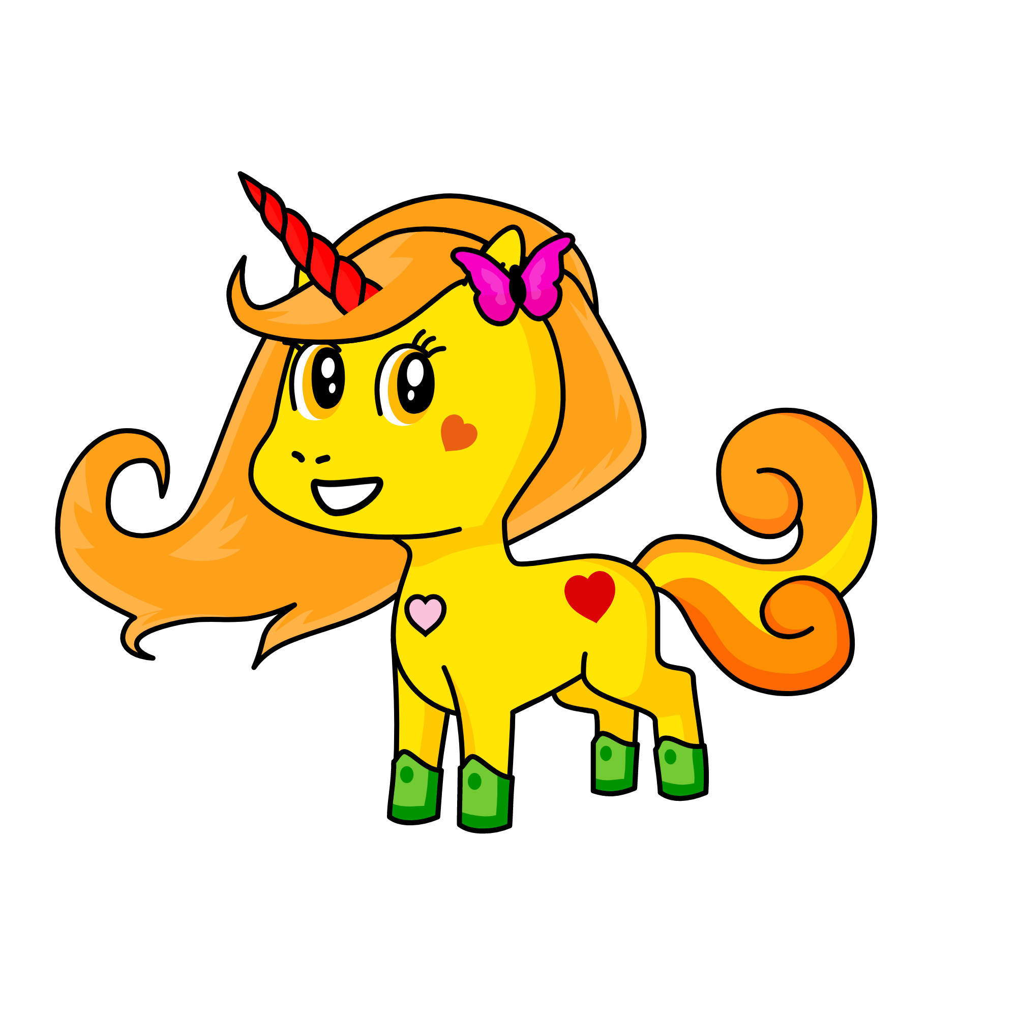 Tina, the unicorn