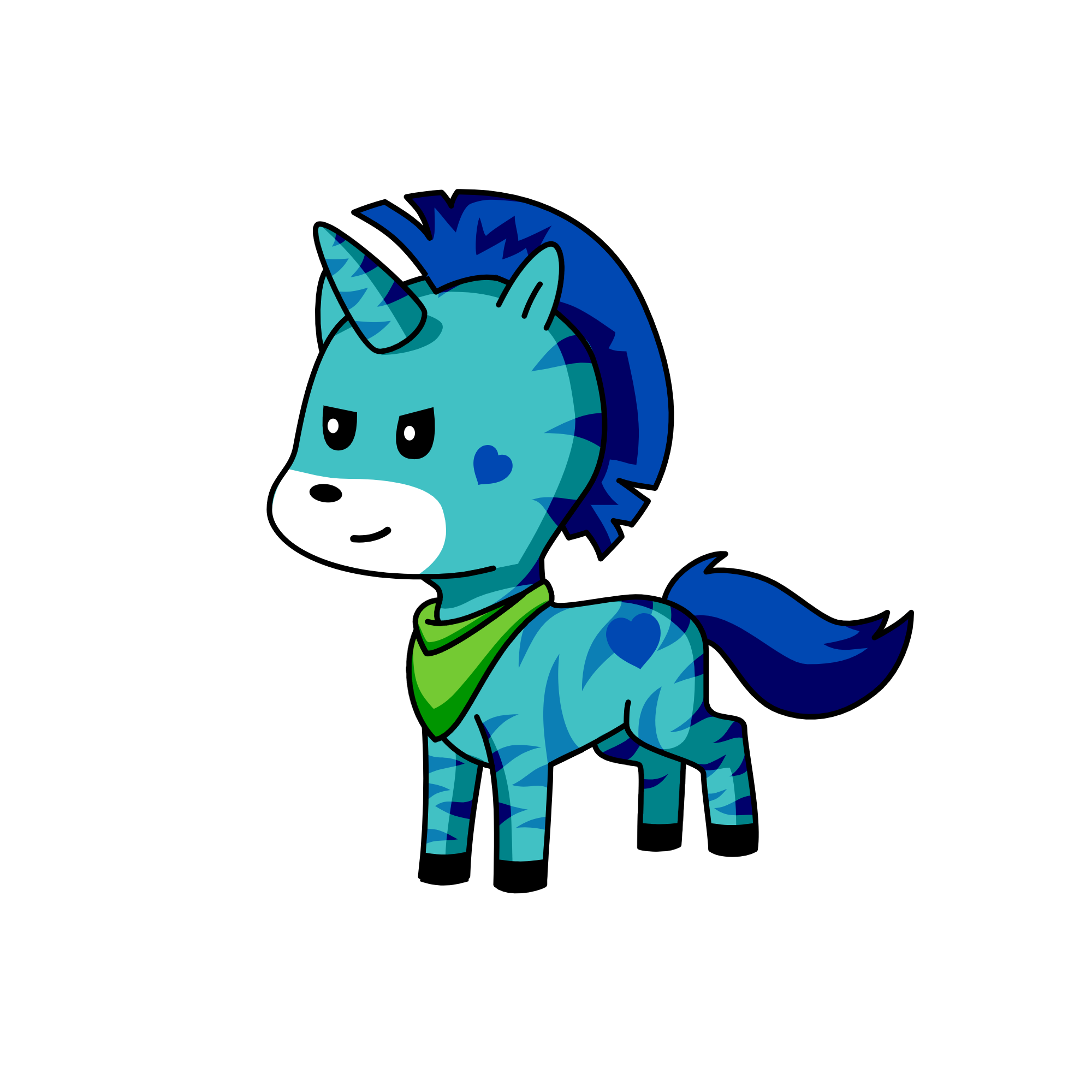 Zag, the unicorn