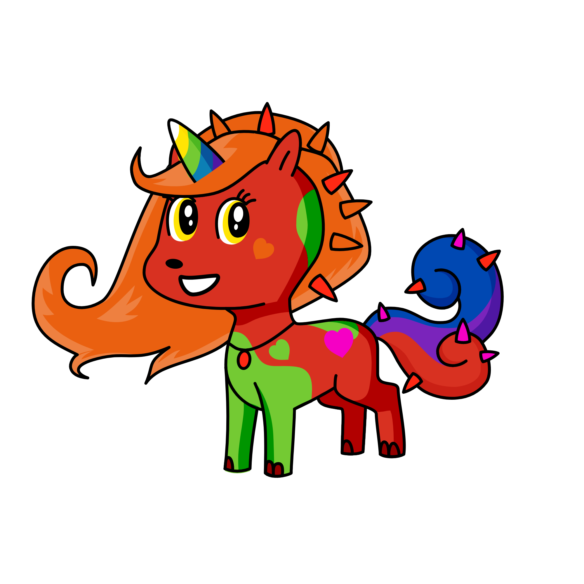 Nya-nya-chan, the unicorn