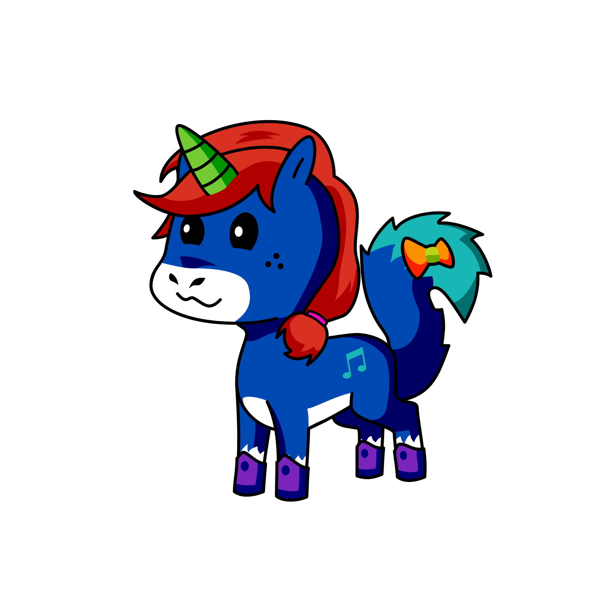 png, the unicorn