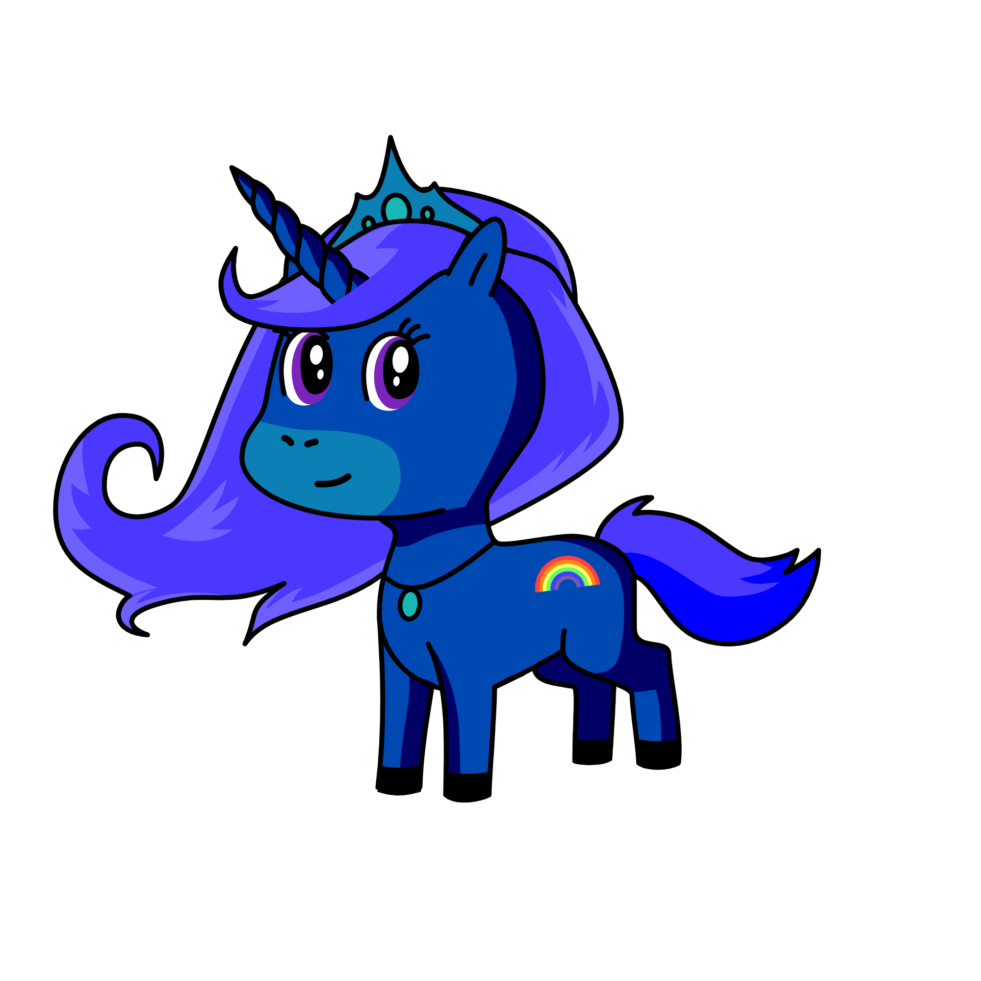 Luna, the unicorn