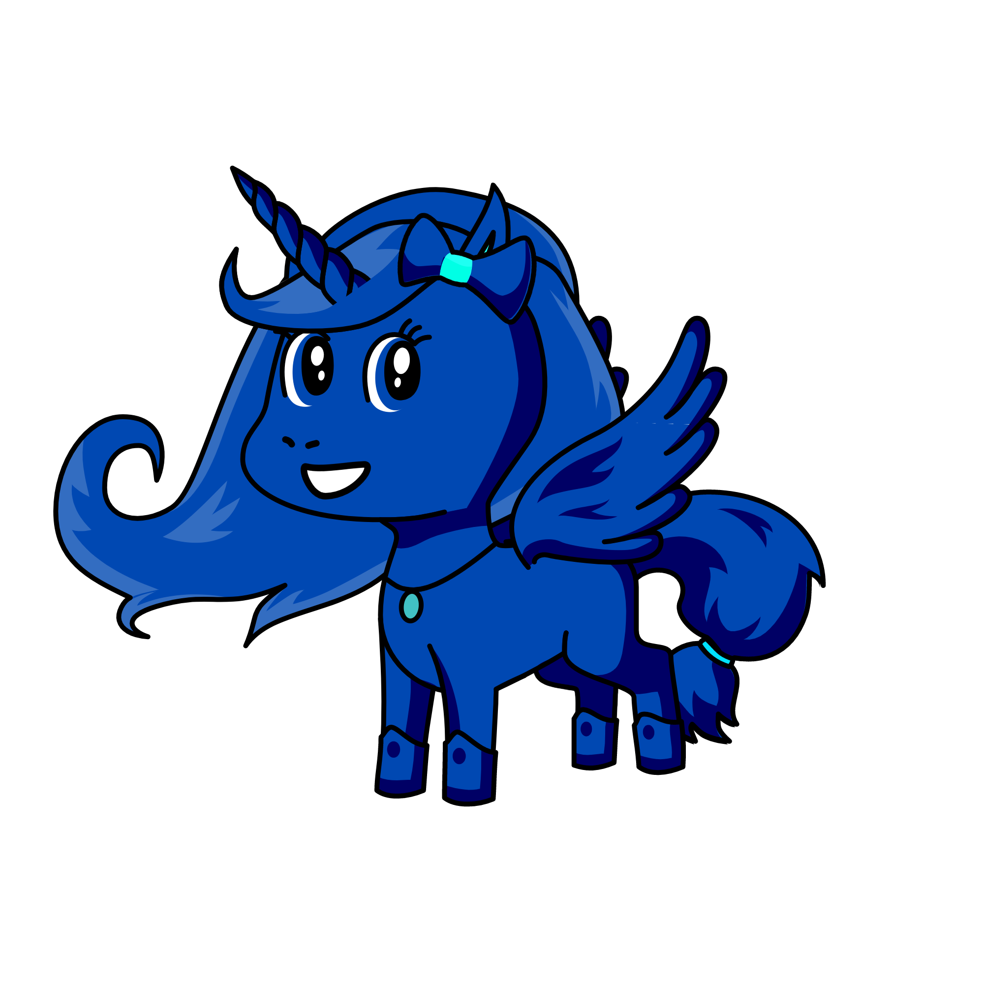 Luna, the unicorn