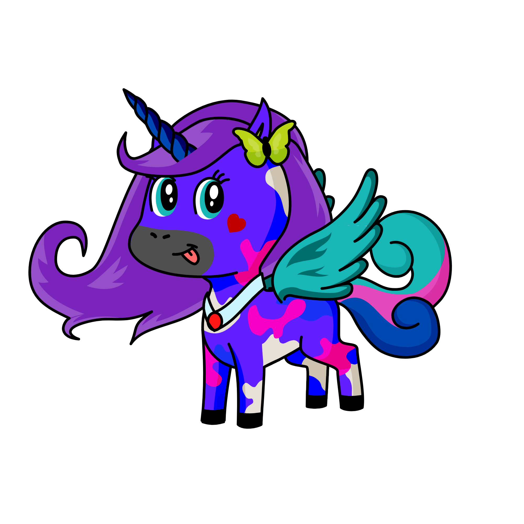 Flurette, the unicorn