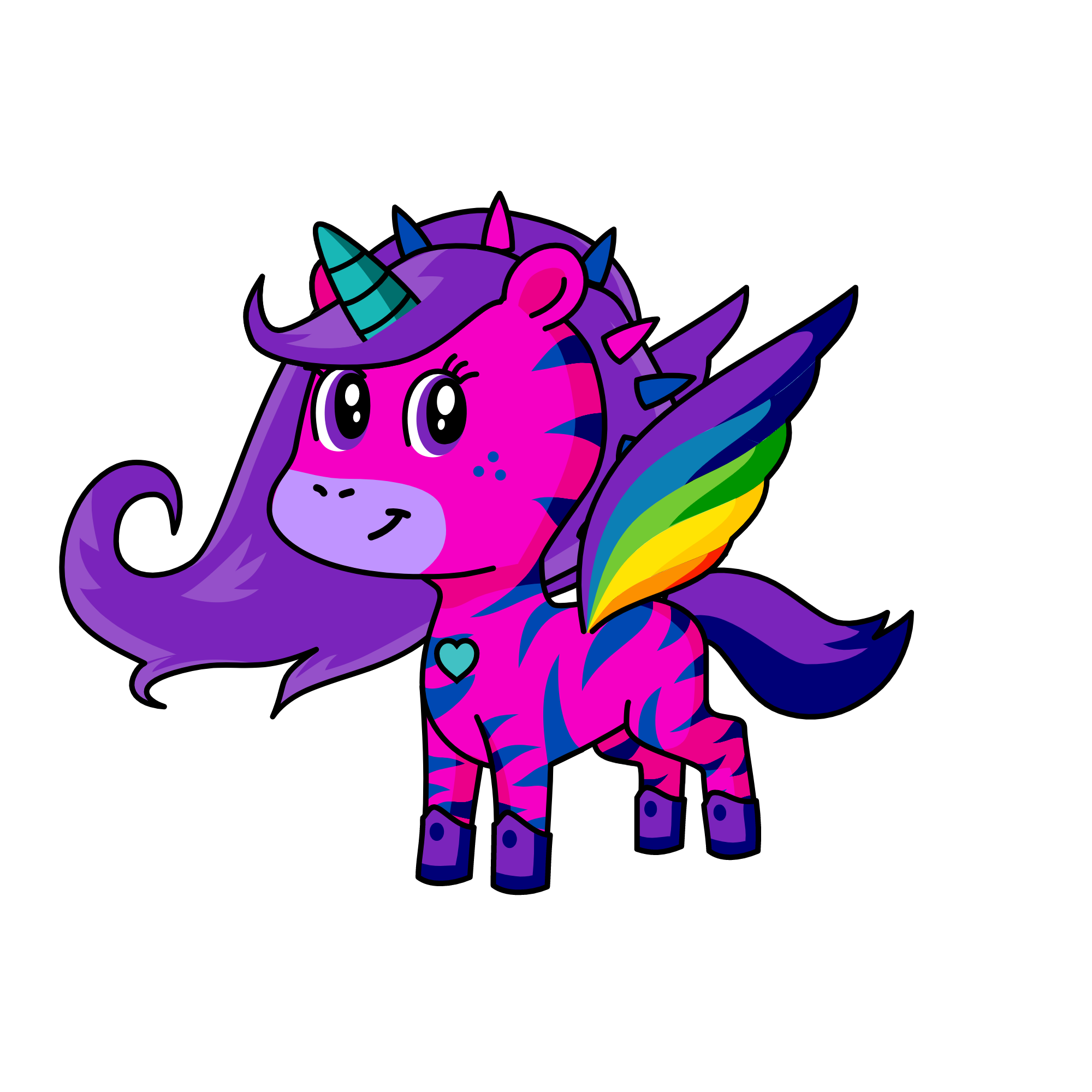 Pinella, the unicorn