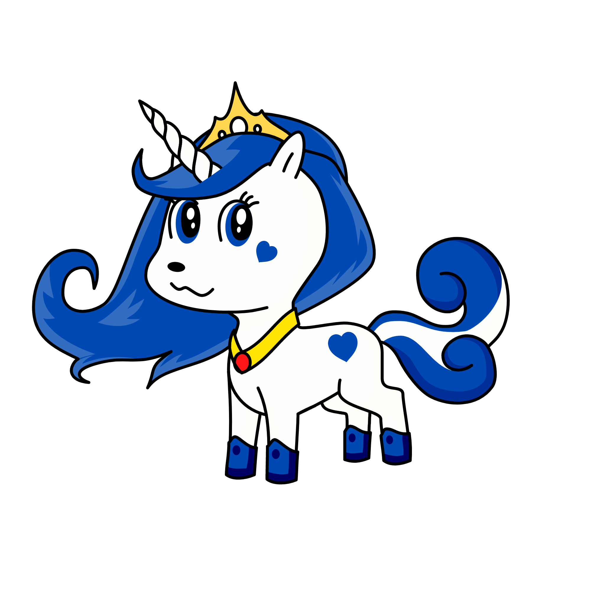 QUEEN ELSA BY BIO, the unicorn