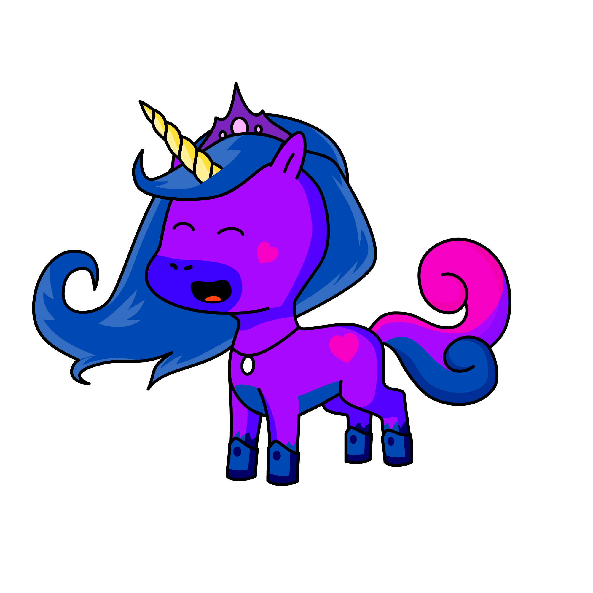 ♕ , the unicorn
