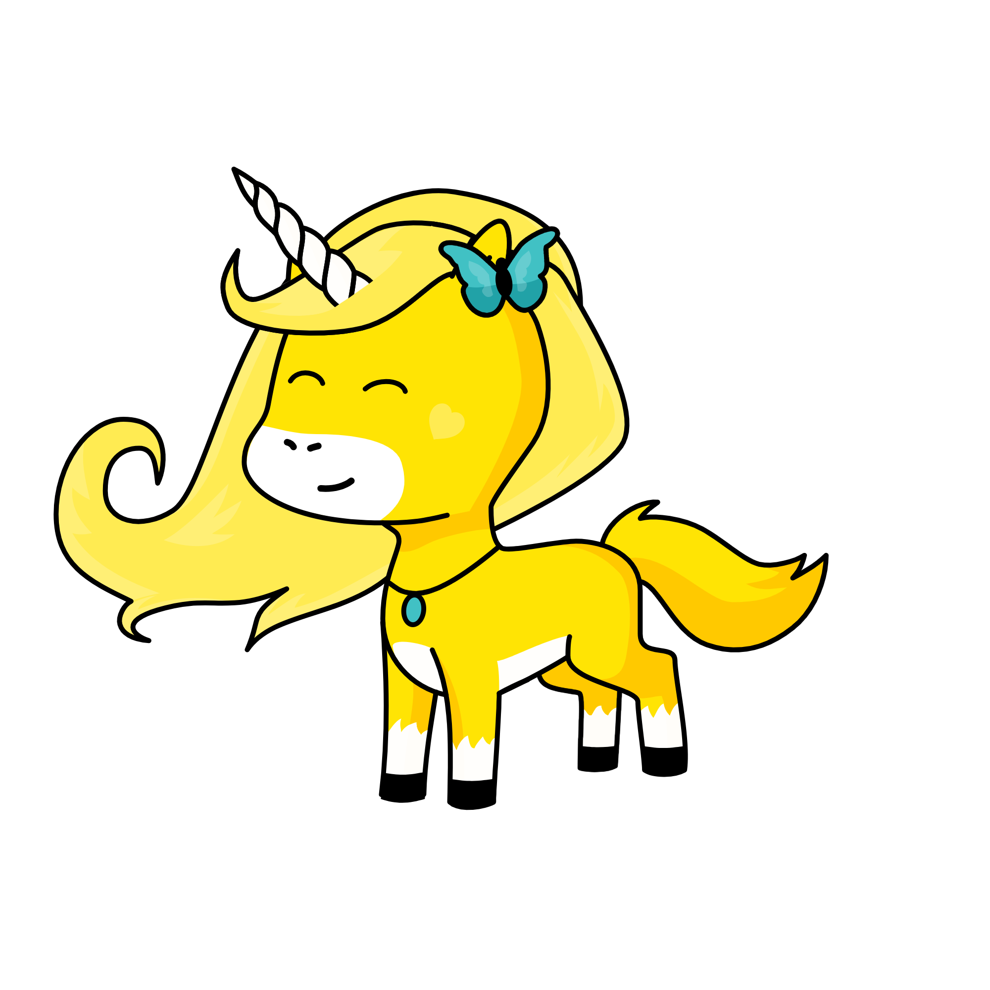 happy, the unicorn