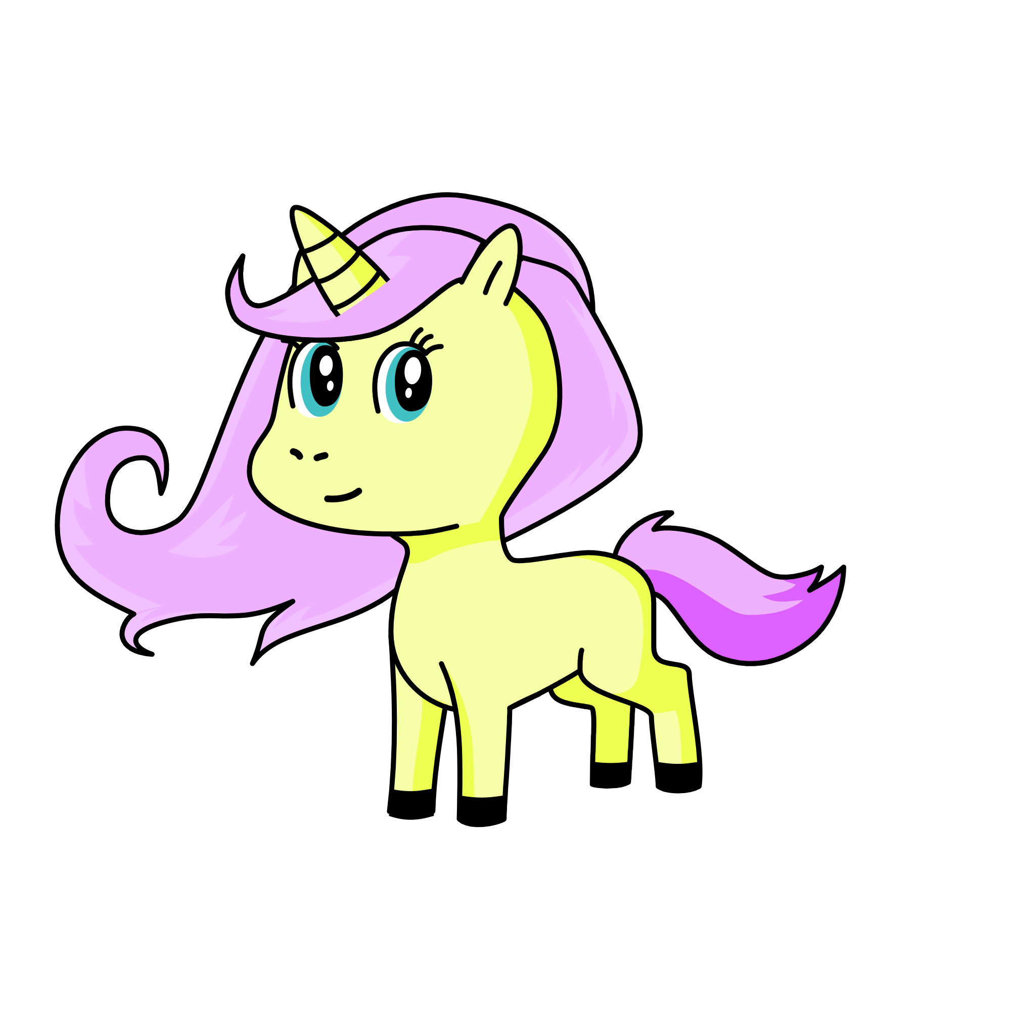 Fluttershy, the unicorn