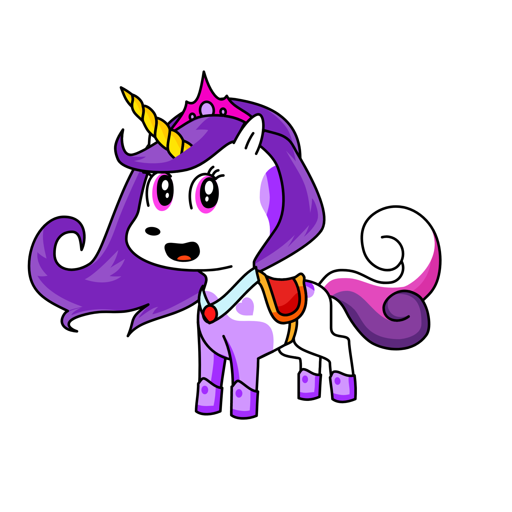 cloudy, the unicorn