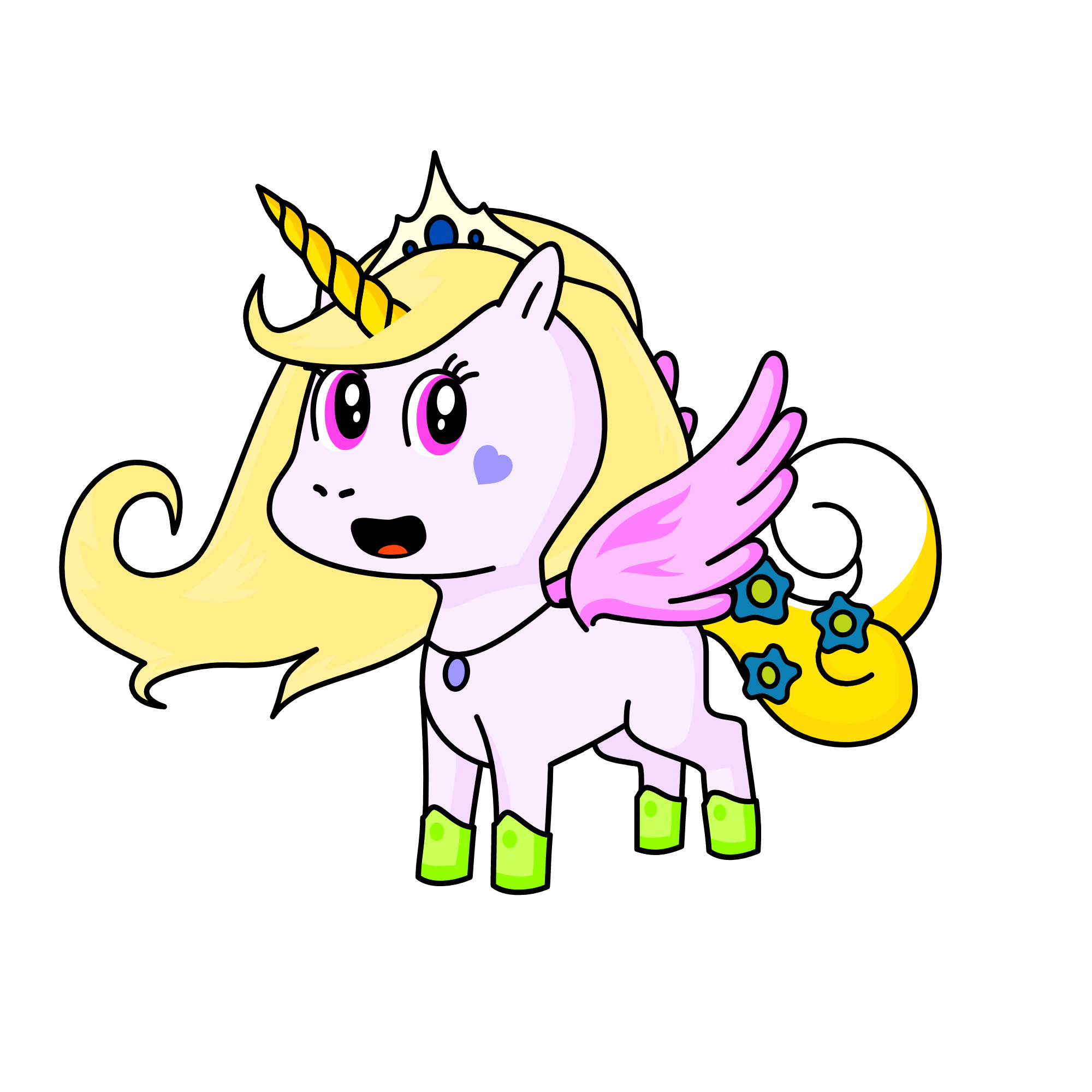rainbow, the unicorn