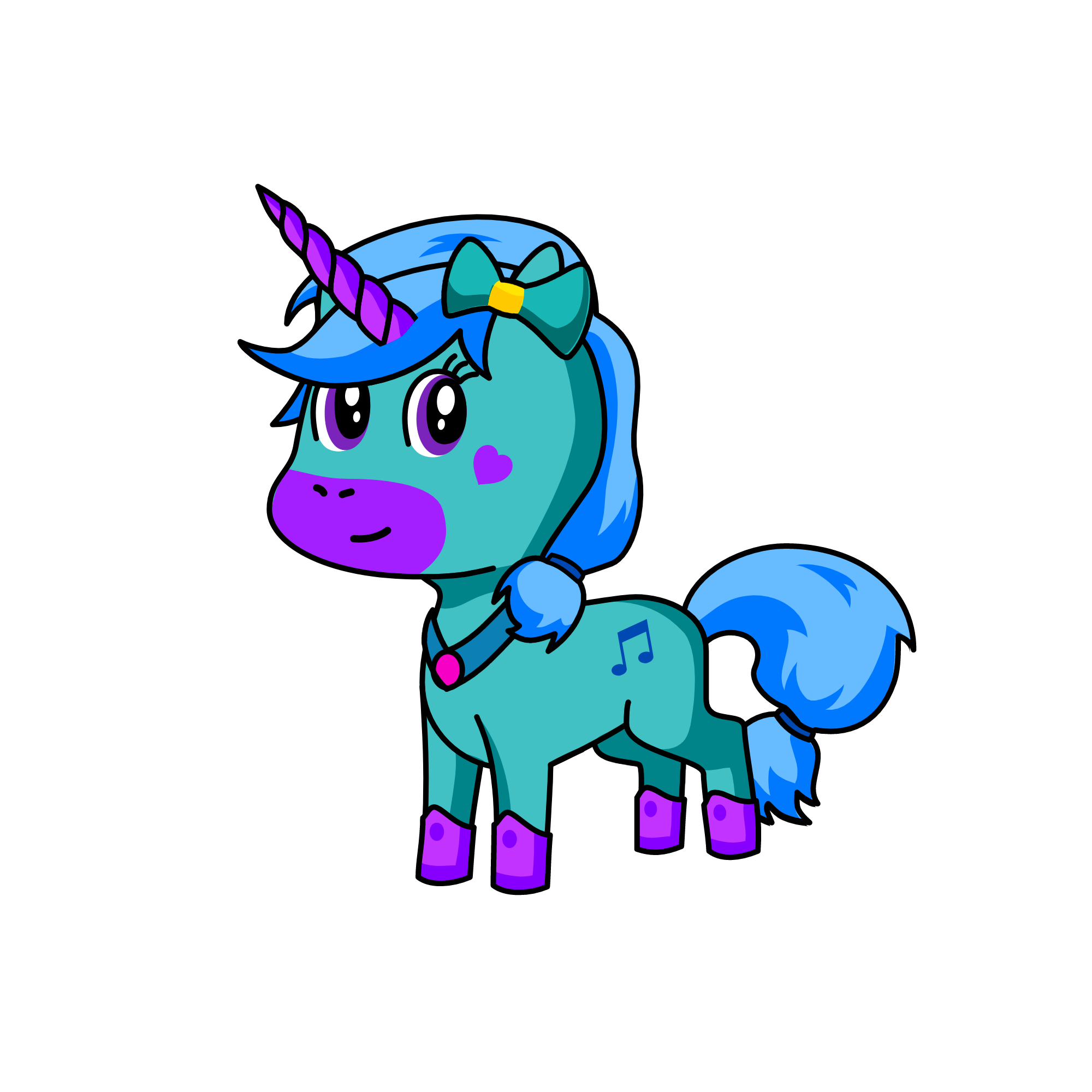 sapphire, the unicorn