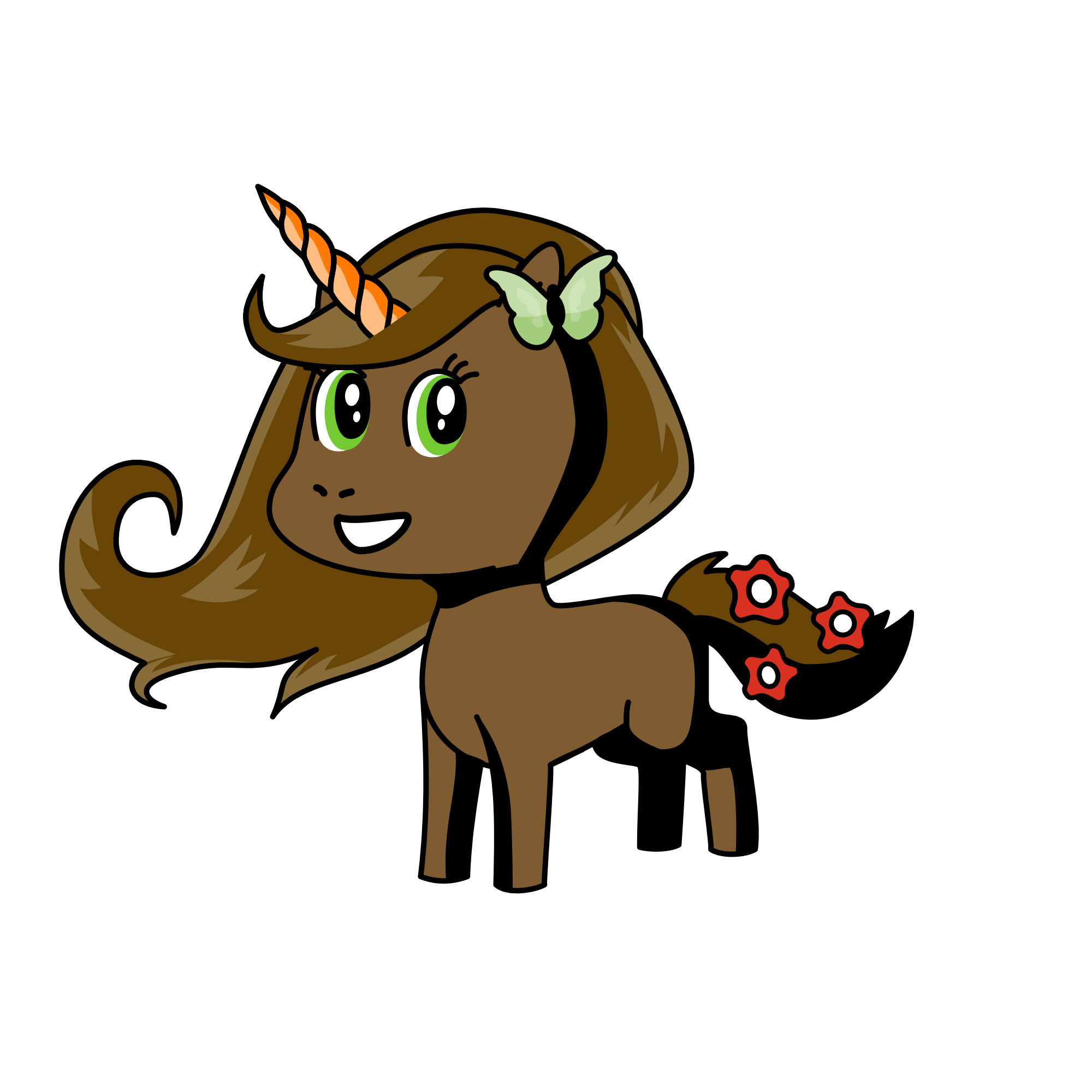 Woodland Flower, the unicorn