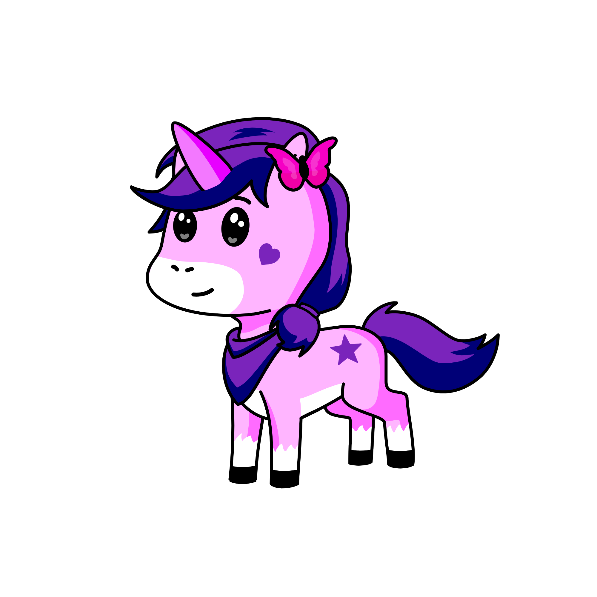 snowy, the unicorn