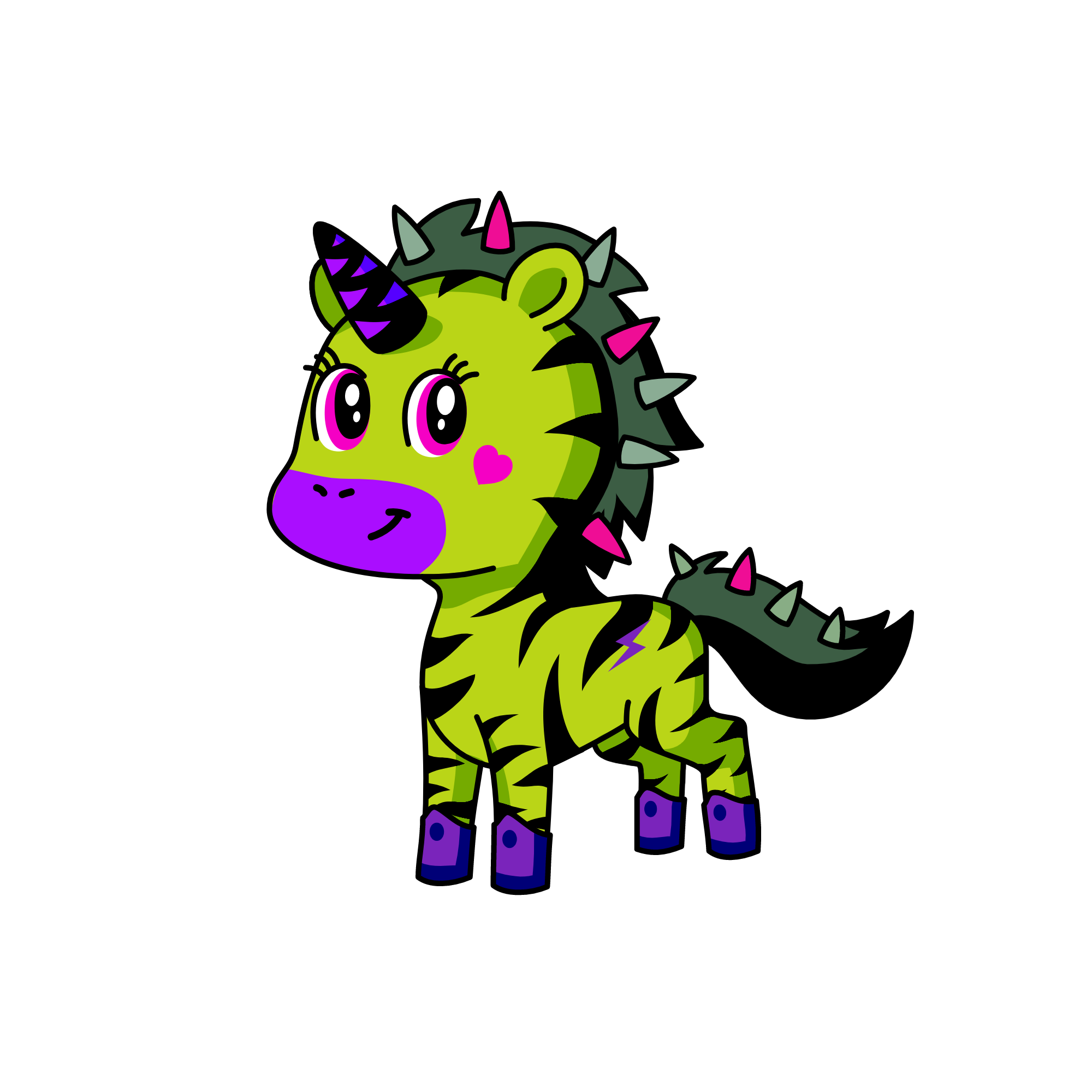Halley Hollo, the unicorn