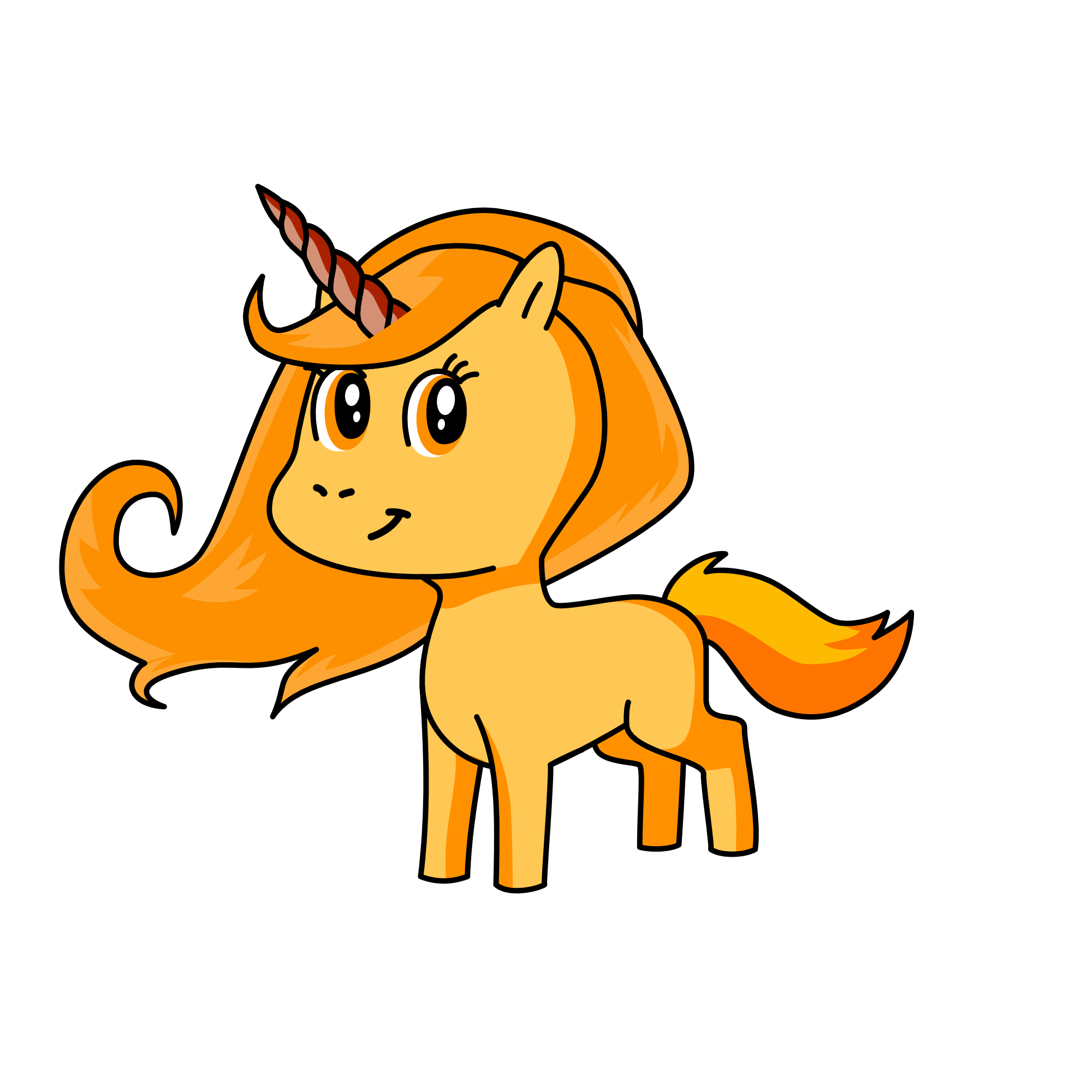 Desert Flame, the unicorn