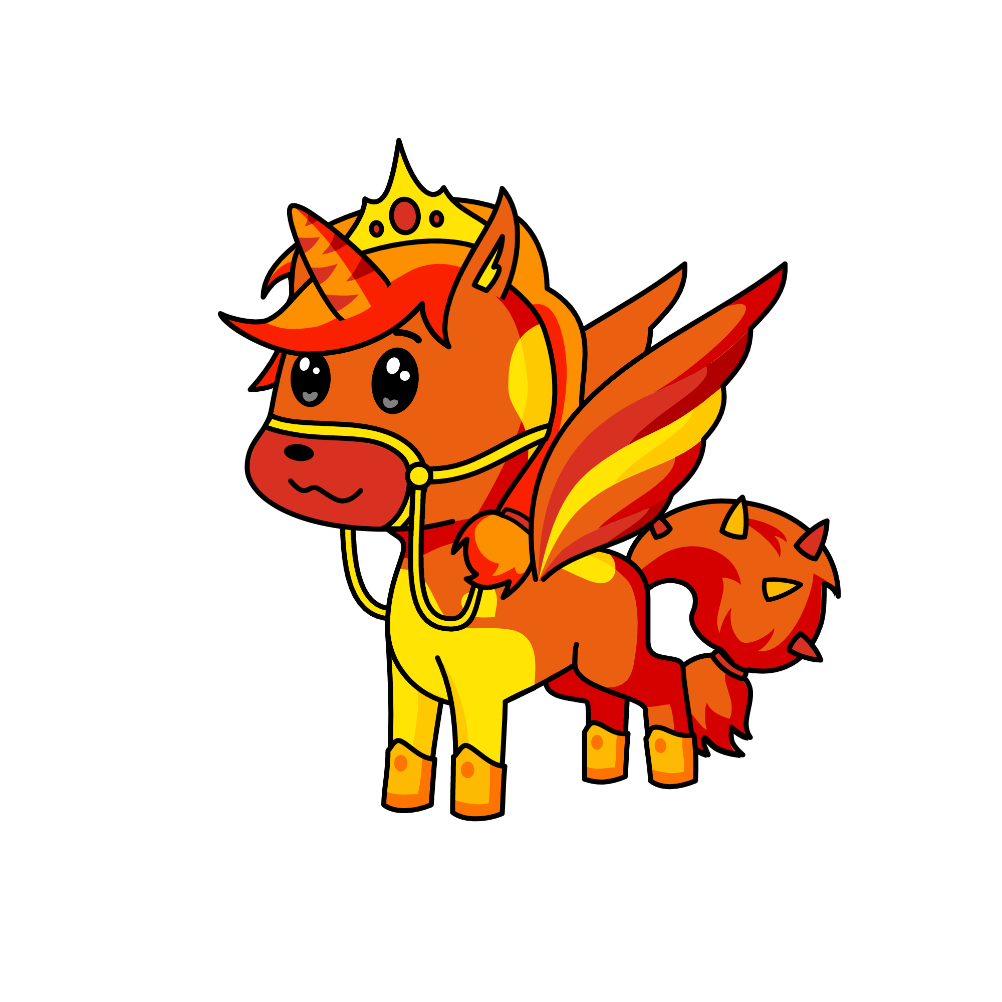 flame, the unicorn