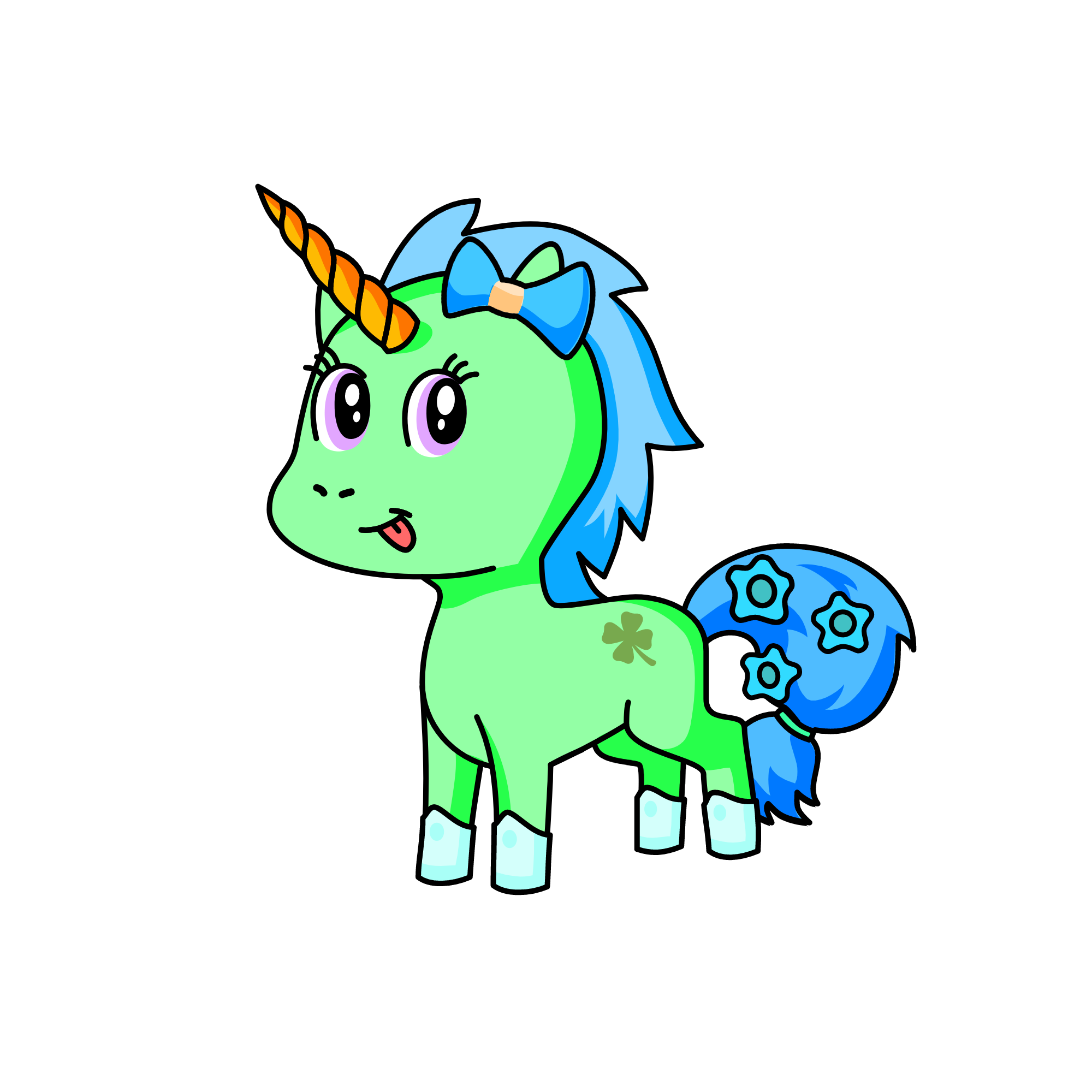 Green Planet!, the unicorn