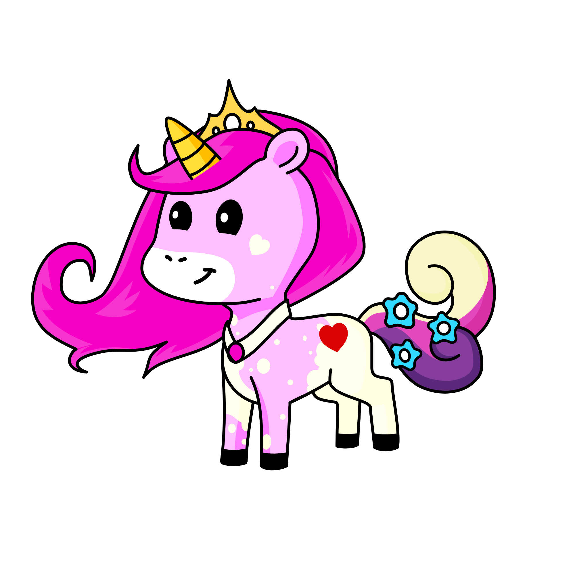 candy, the unicorn