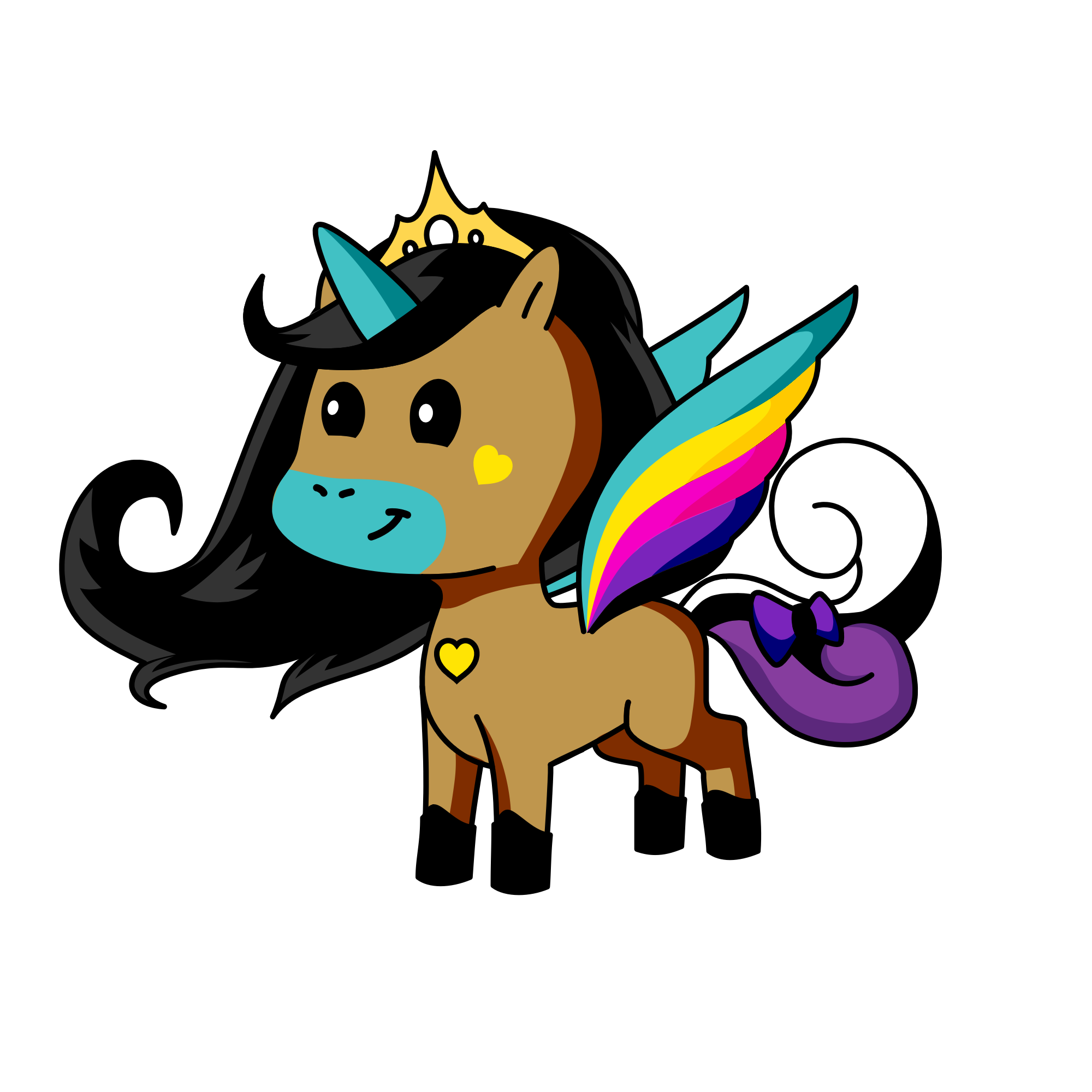 Princess Daniella, the unicorn