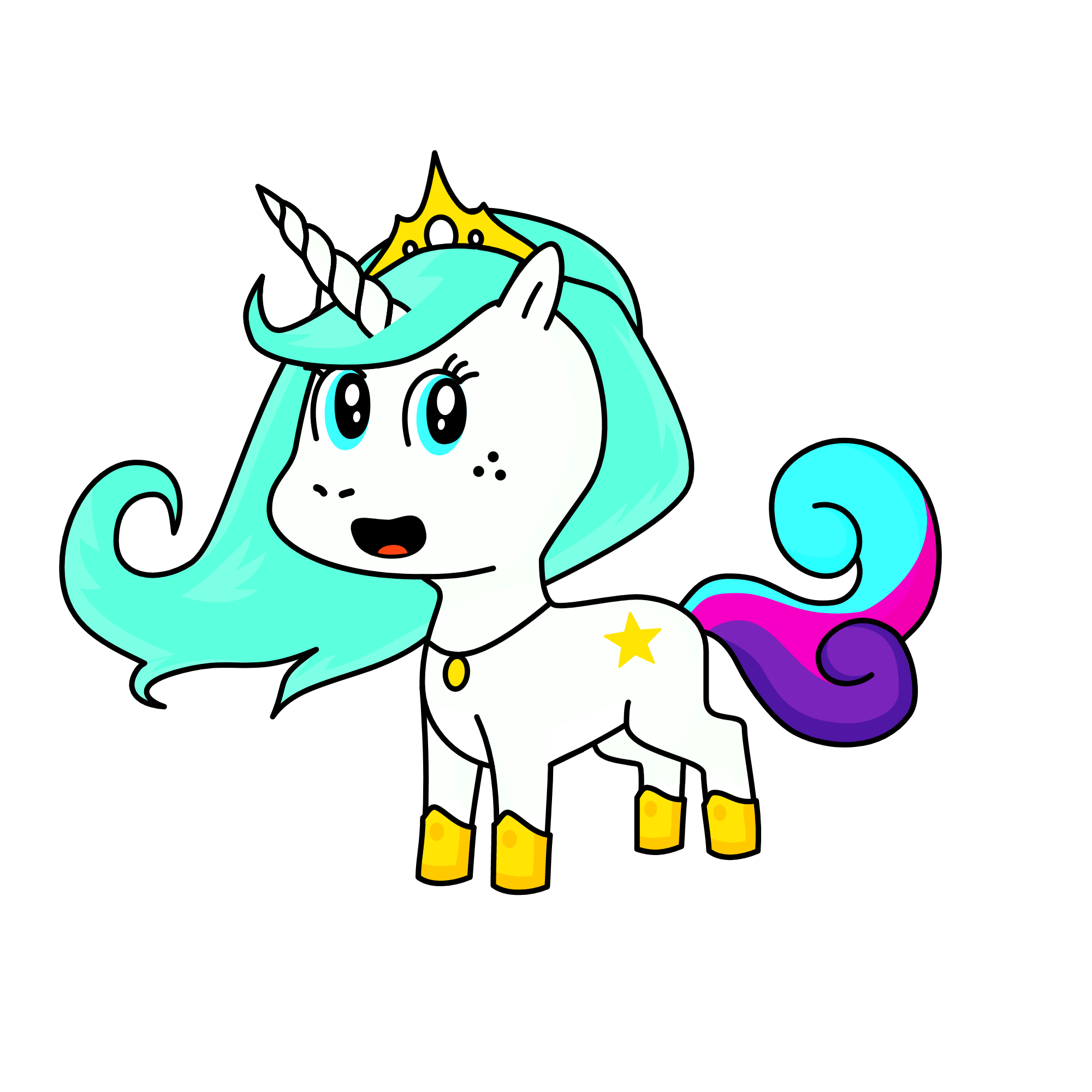Celestia, the unicorn