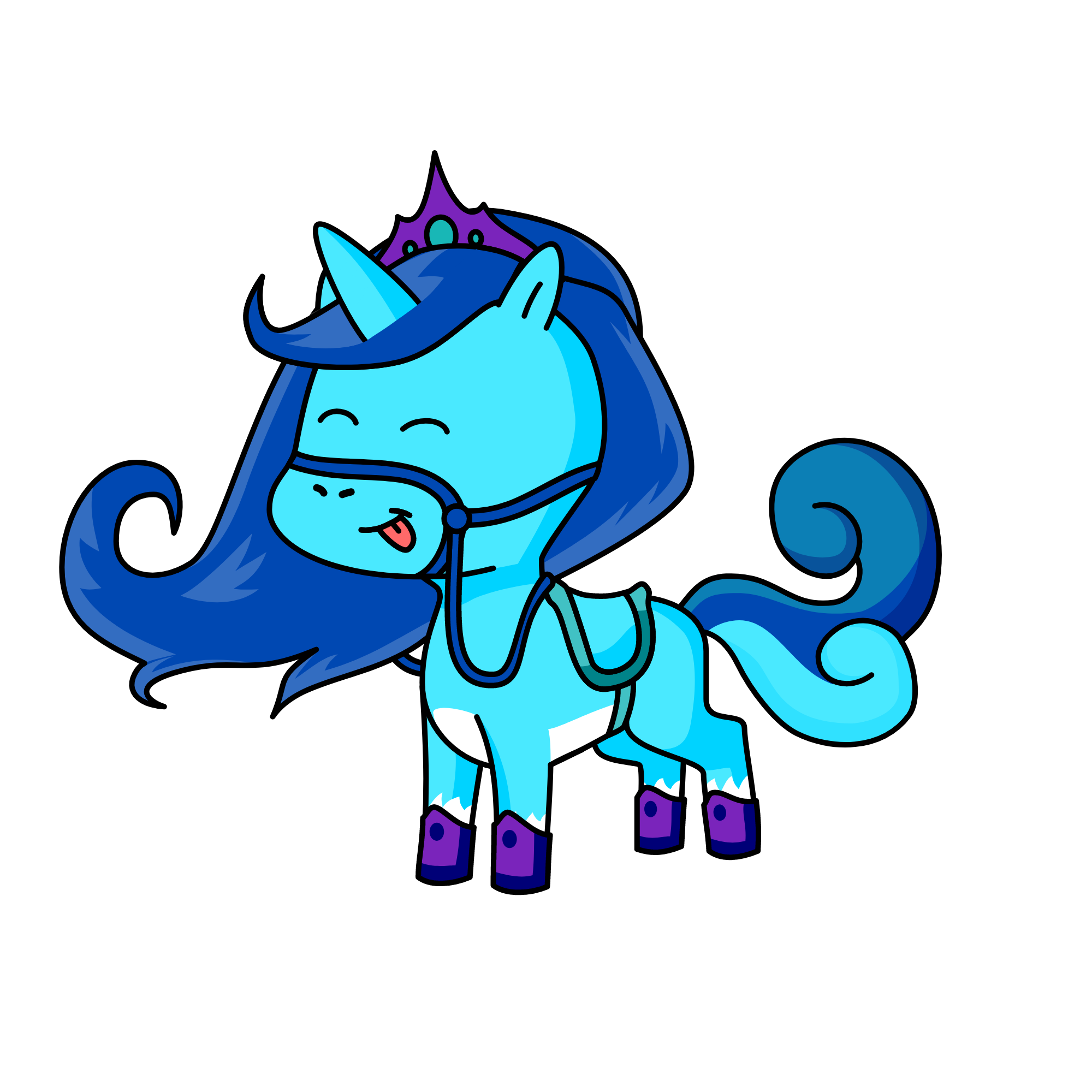 delfi,luli,emi, the unicorn