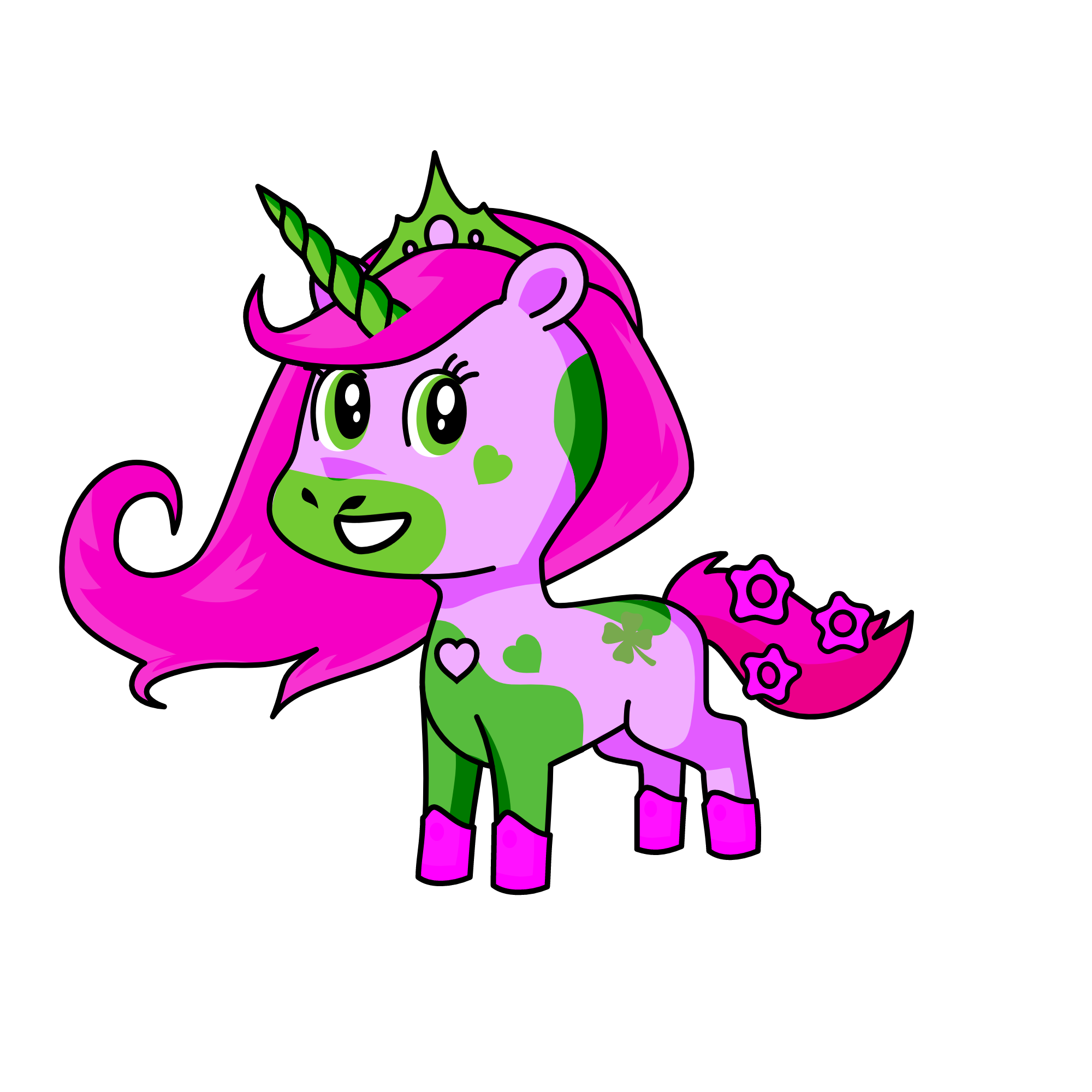 Princess Flora, the unicorn