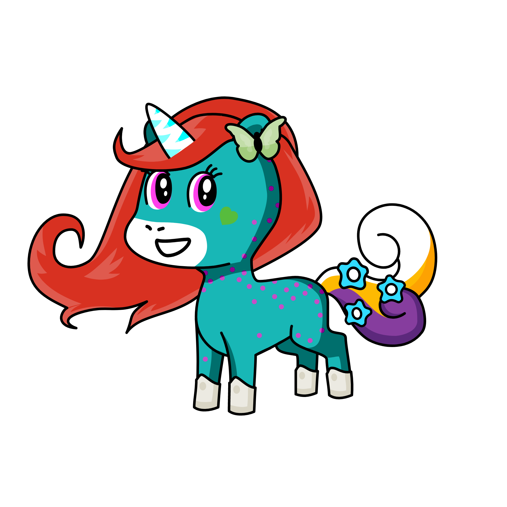 molu, the unicorn