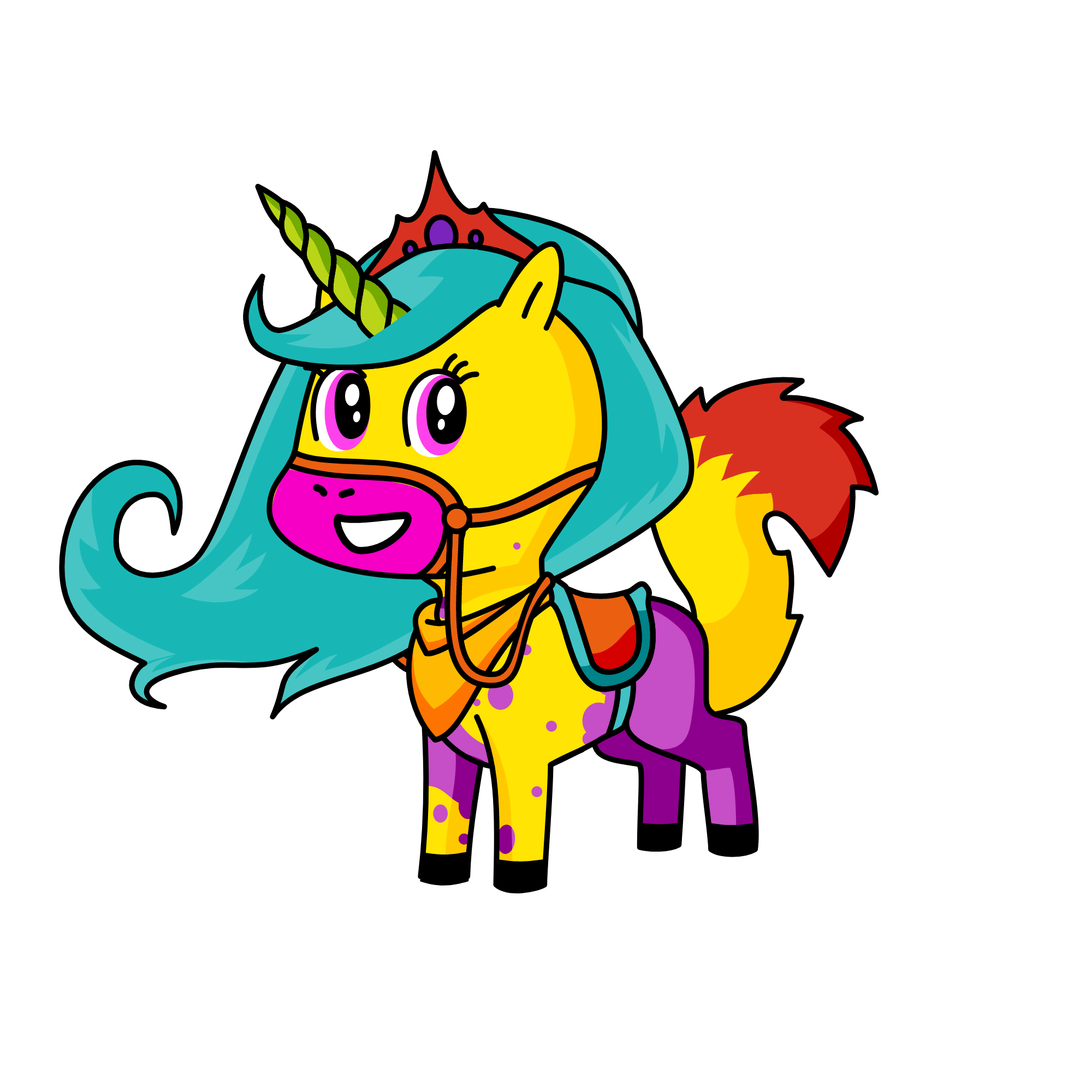 flowers, the unicorn