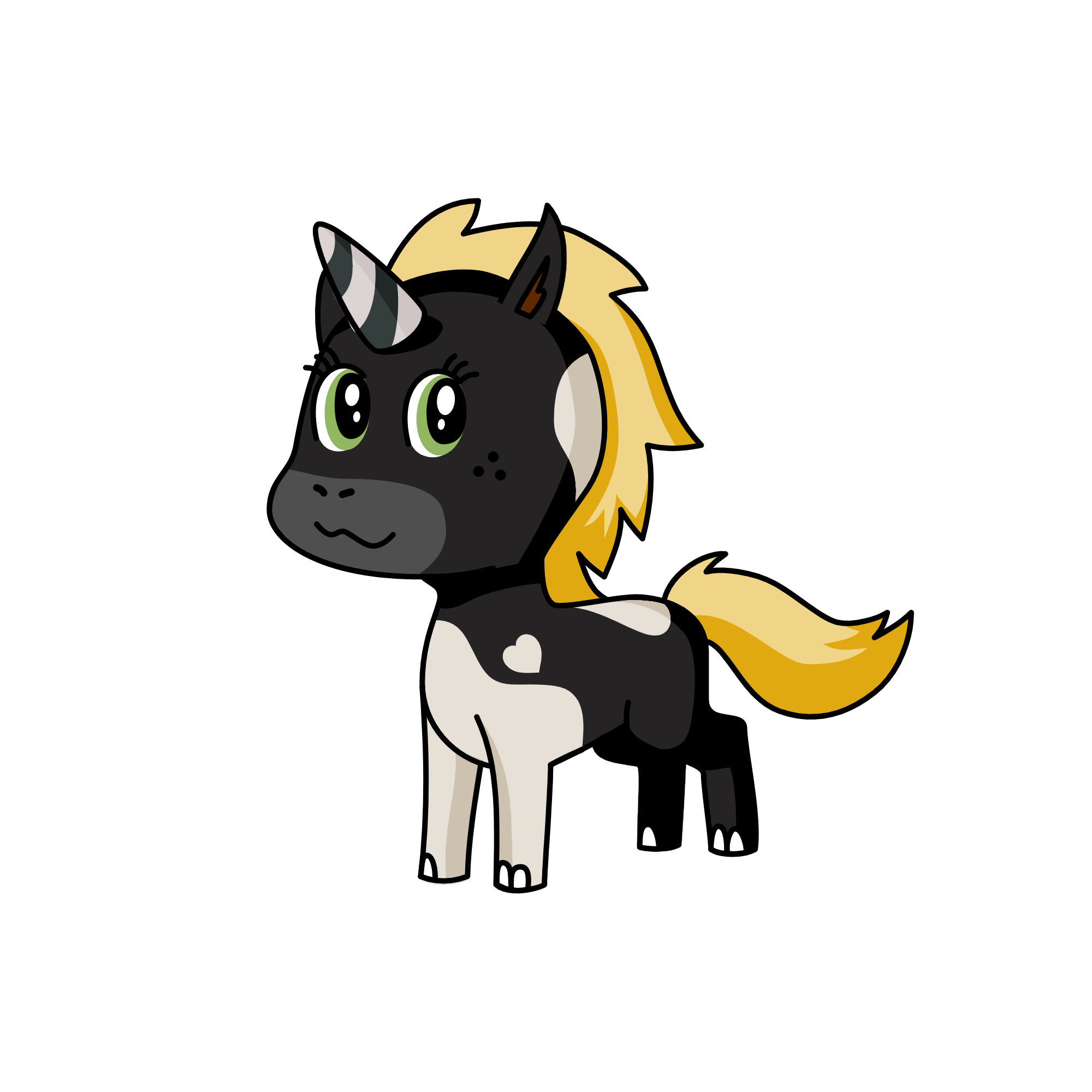 Shadow, the unicorn