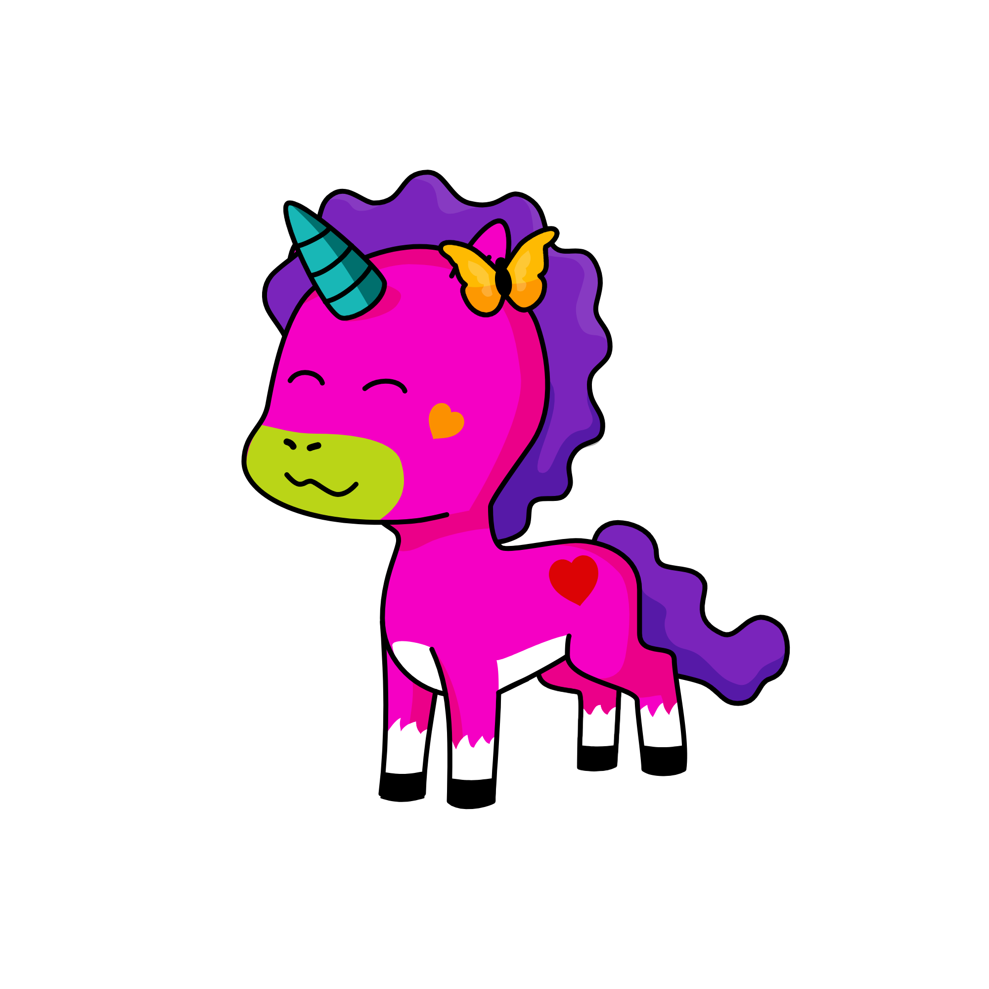 kk, the unicorn