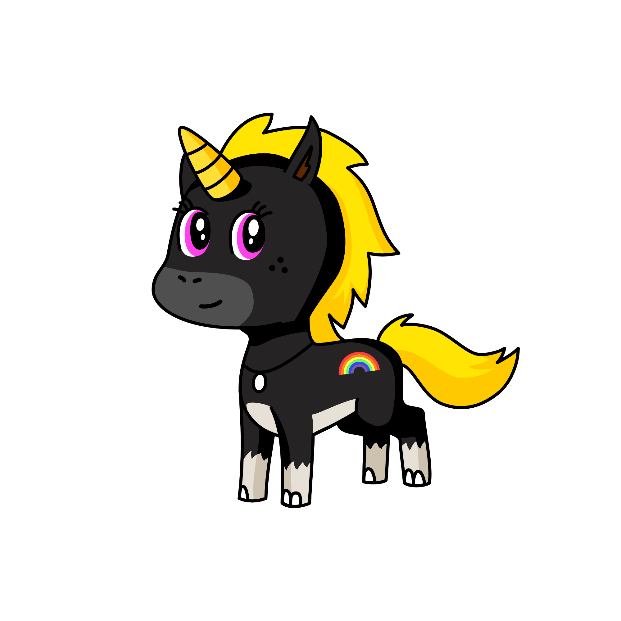moonlit, the unicorn