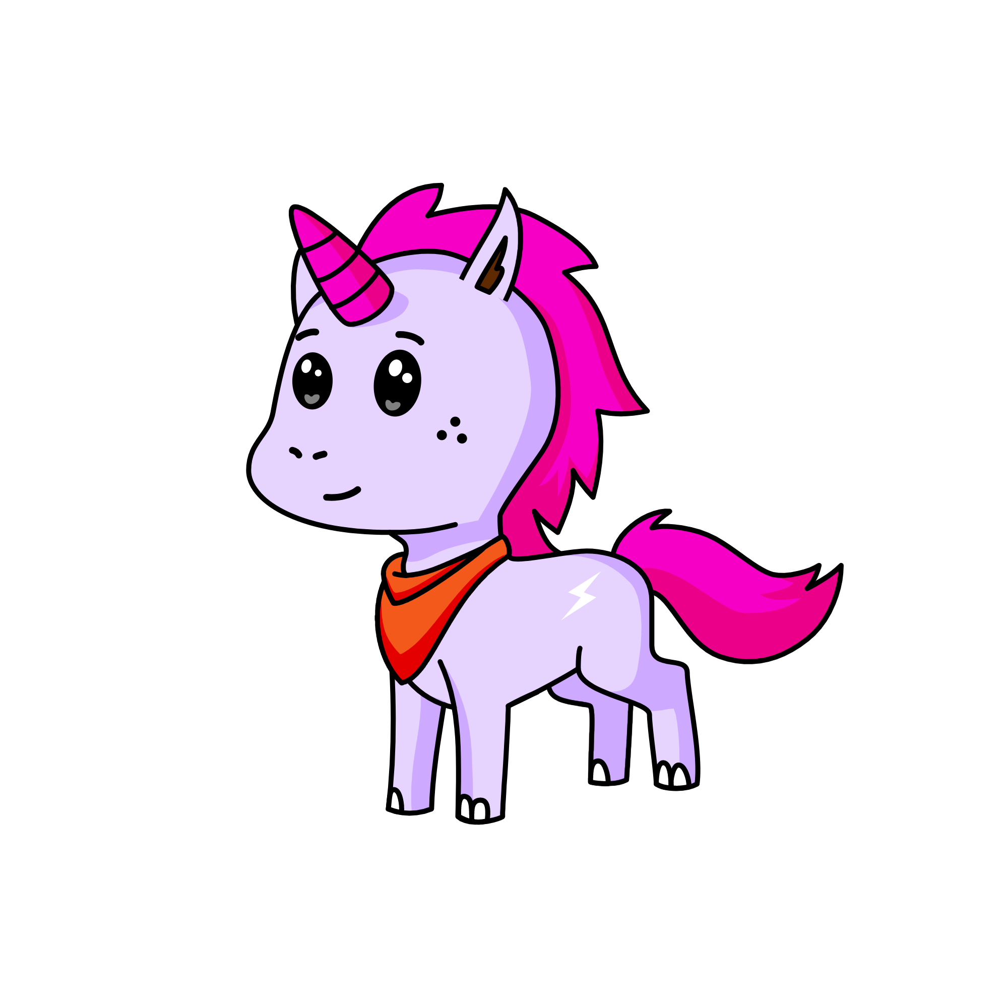 Lucky, the unicorn