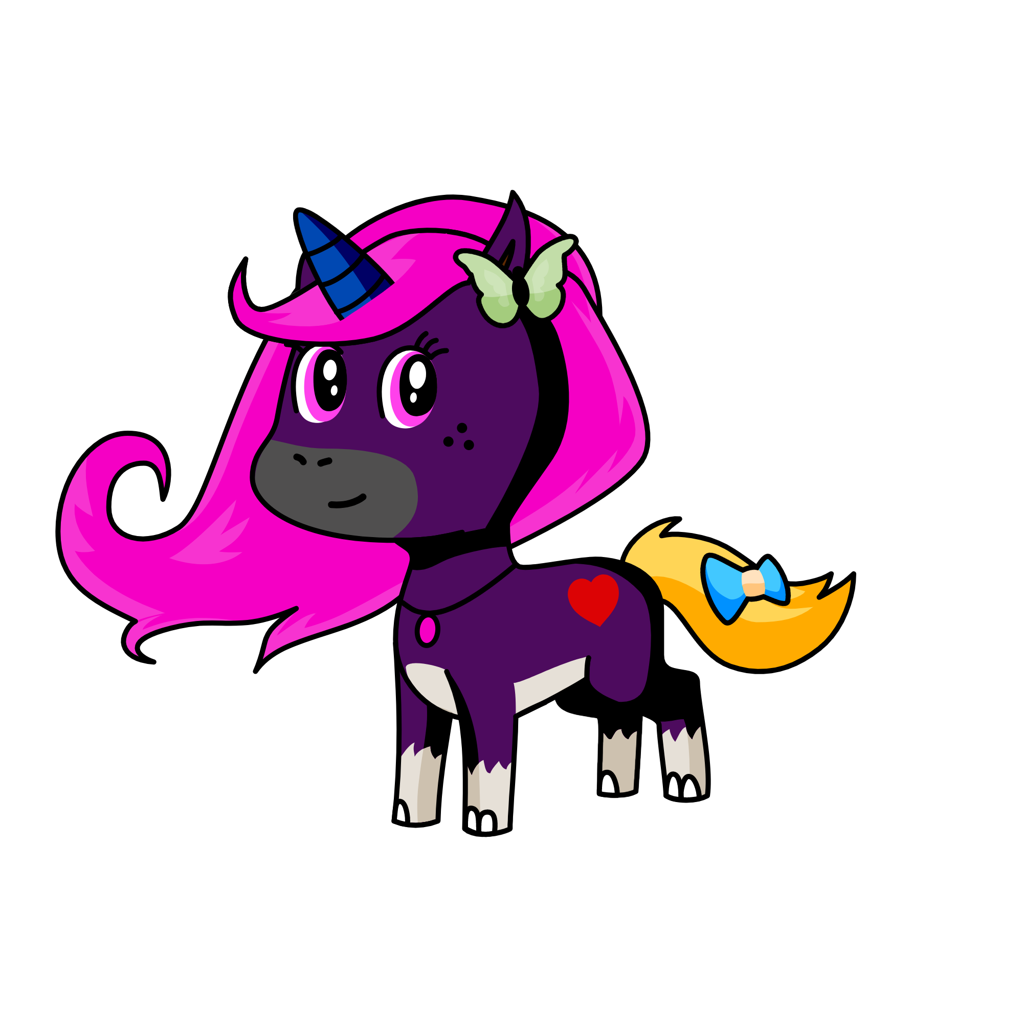 pinky, the unicorn