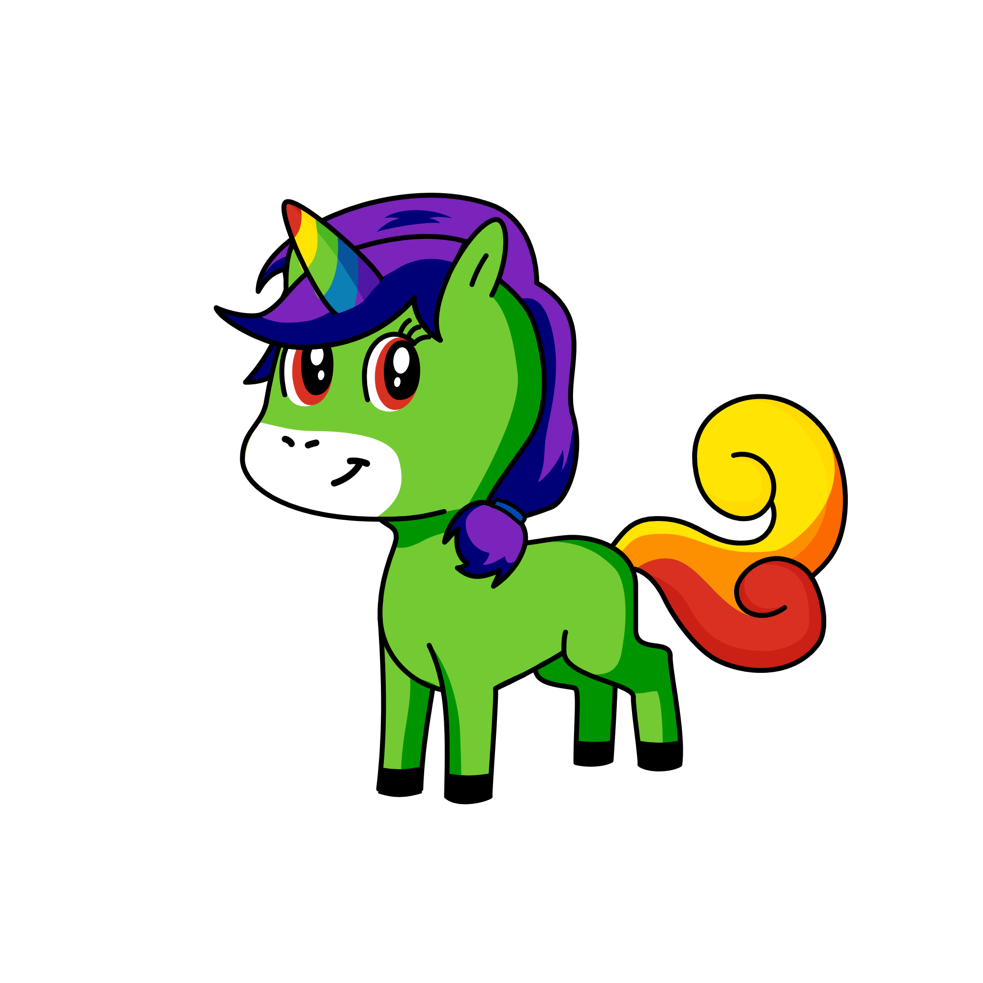 Rainbow Unicorn!, the unicorn