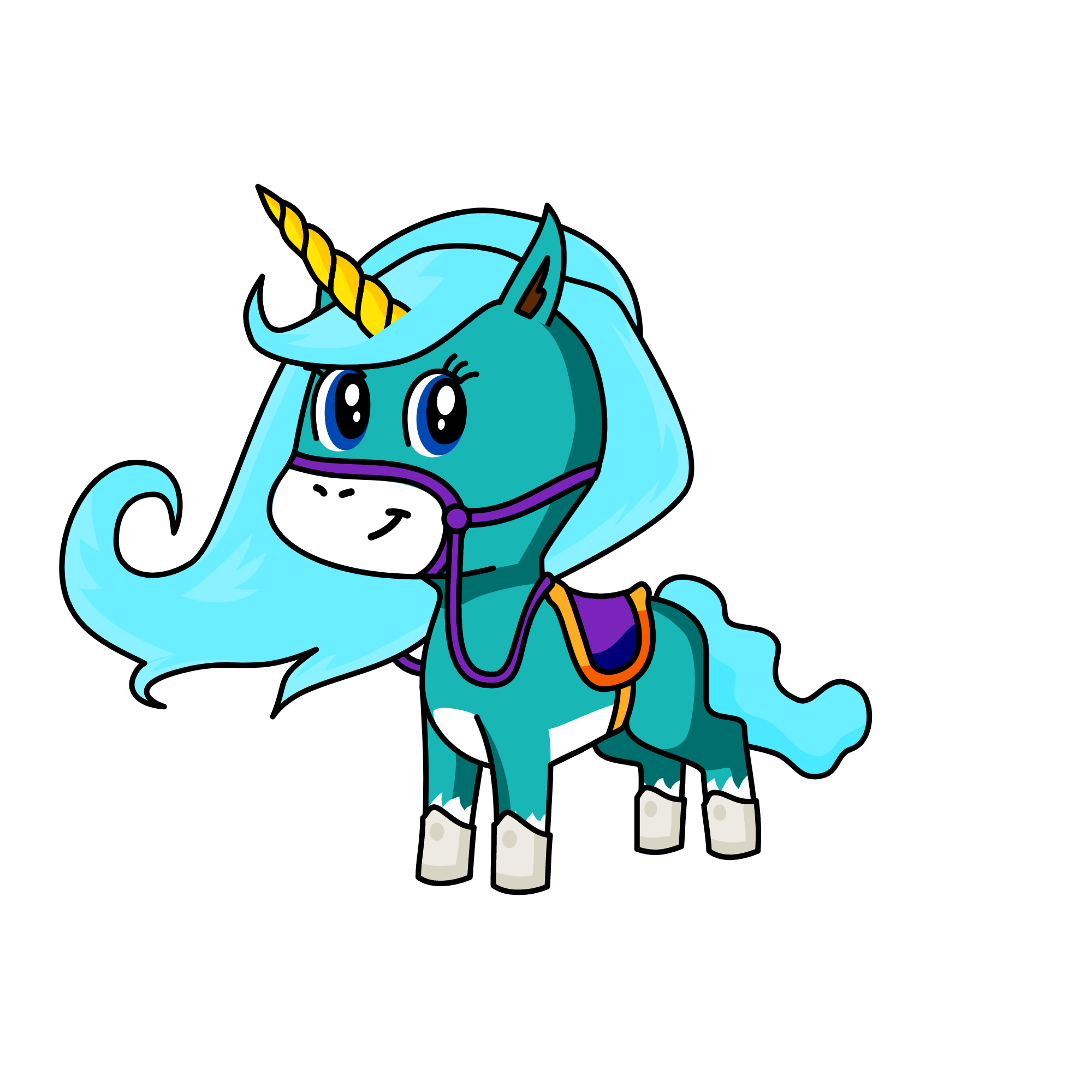Beauty, the unicorn