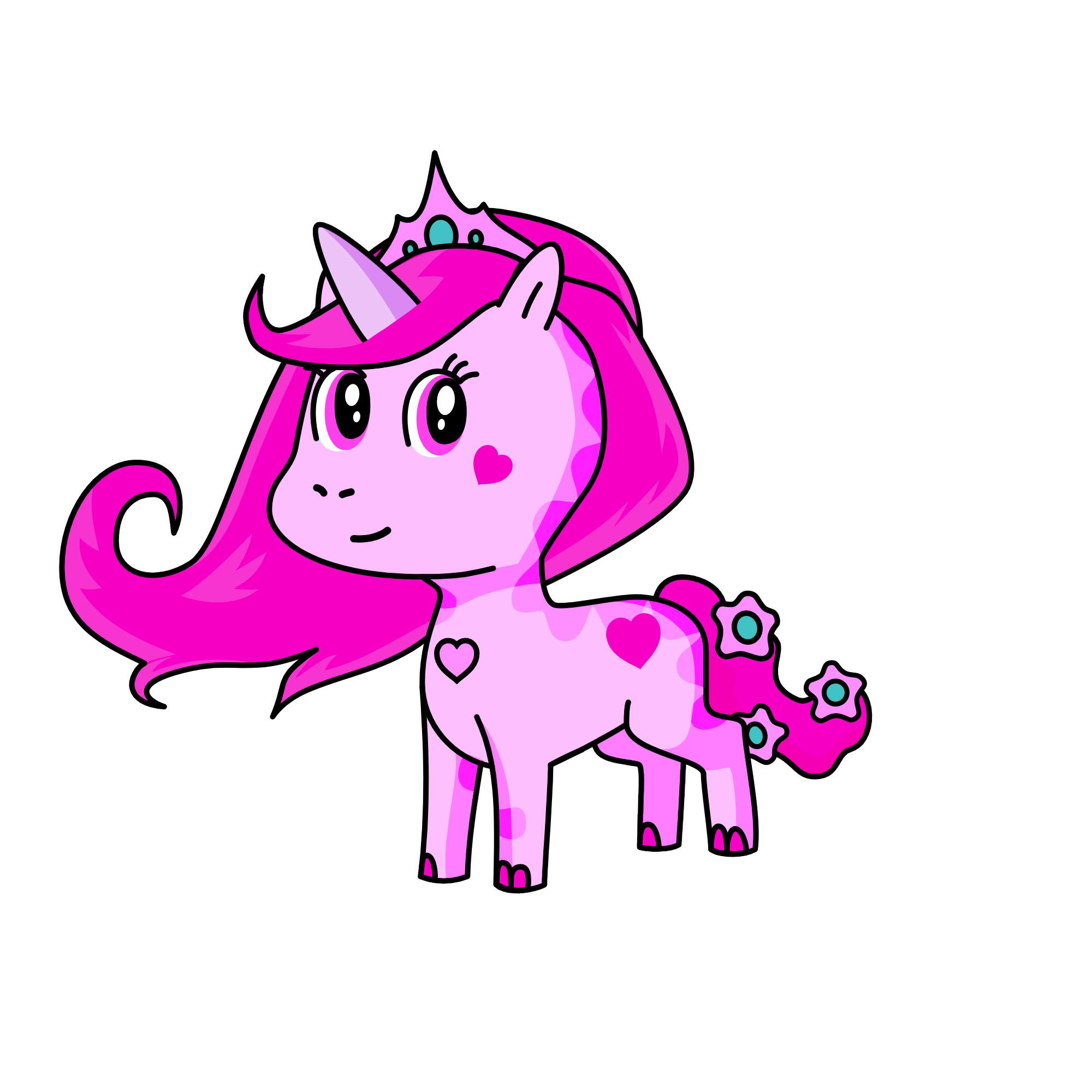 Pinkie, the unicorn