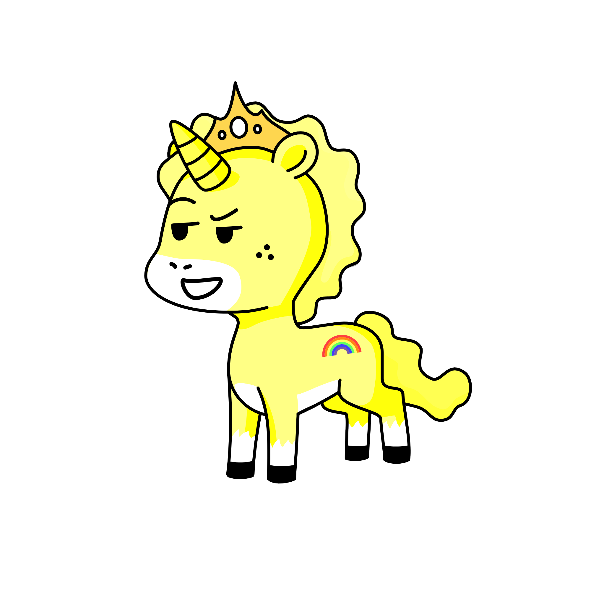 yelow, the unicorn